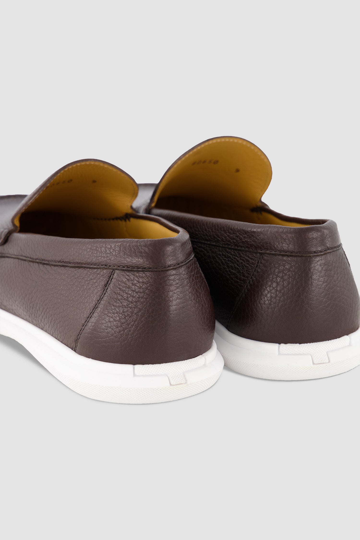 Testoni Cigar/White Antique Deer Gargano Moccasins