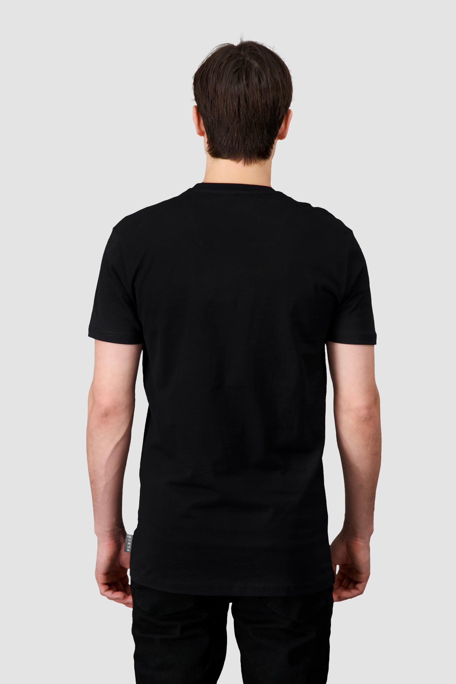Philipp Plein Black/Yellow Round Neck SS Philipp TM T-Shirt