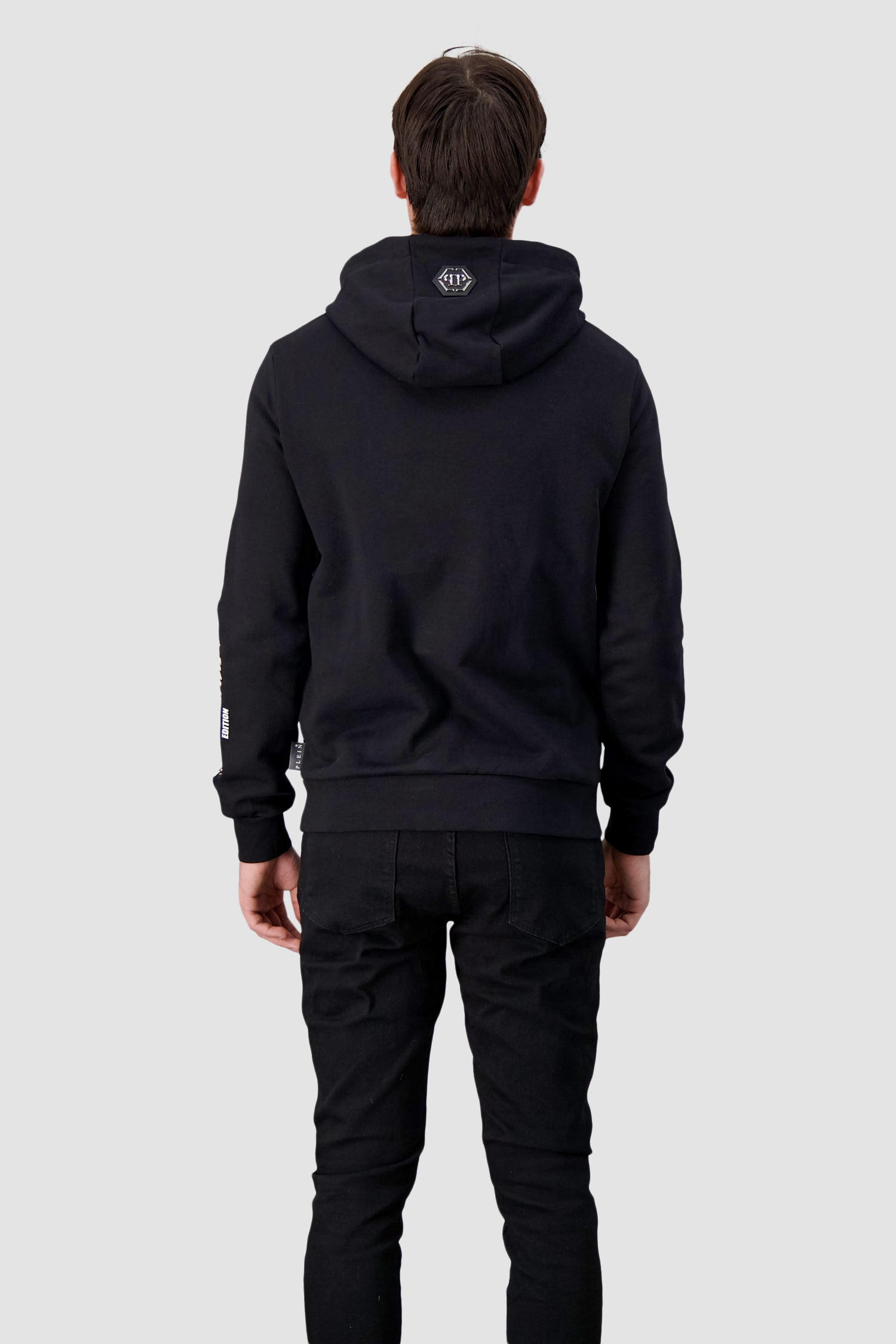 Philipp Plein Sweatshirt Teddy Bear Black Hoodie