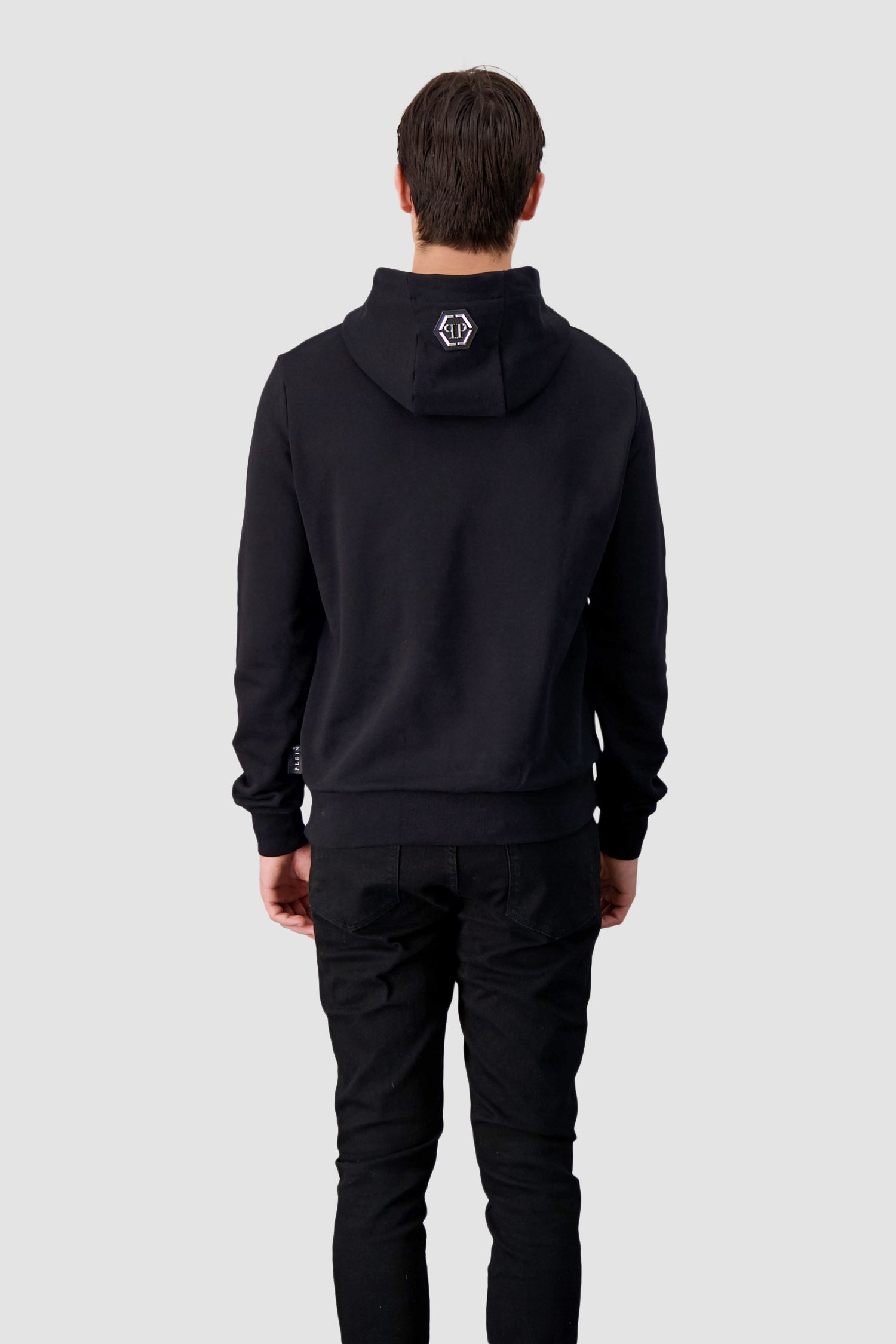Philipp Plein Black/Red Teddy Bear Hoodie