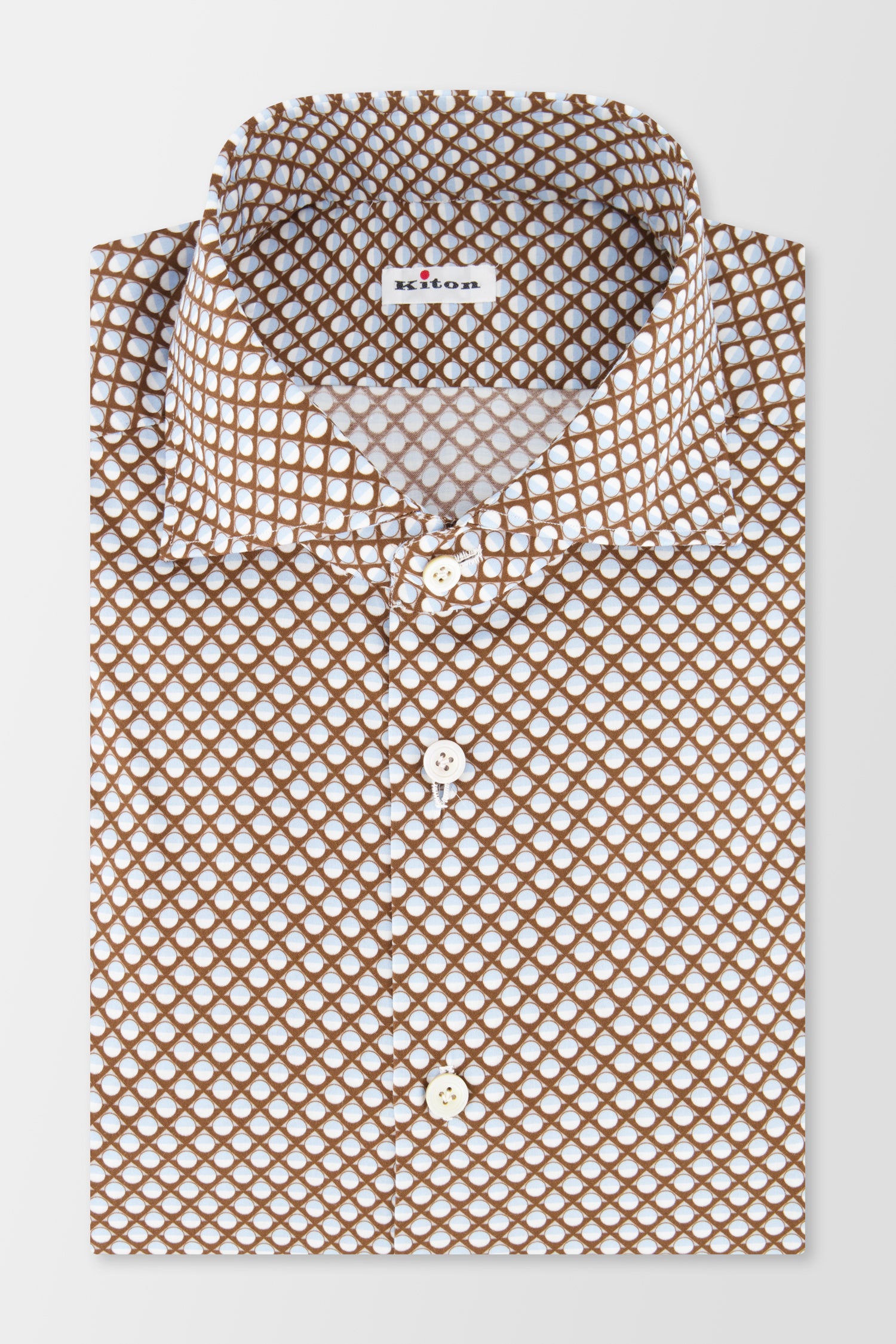Kiton Brown Shirt