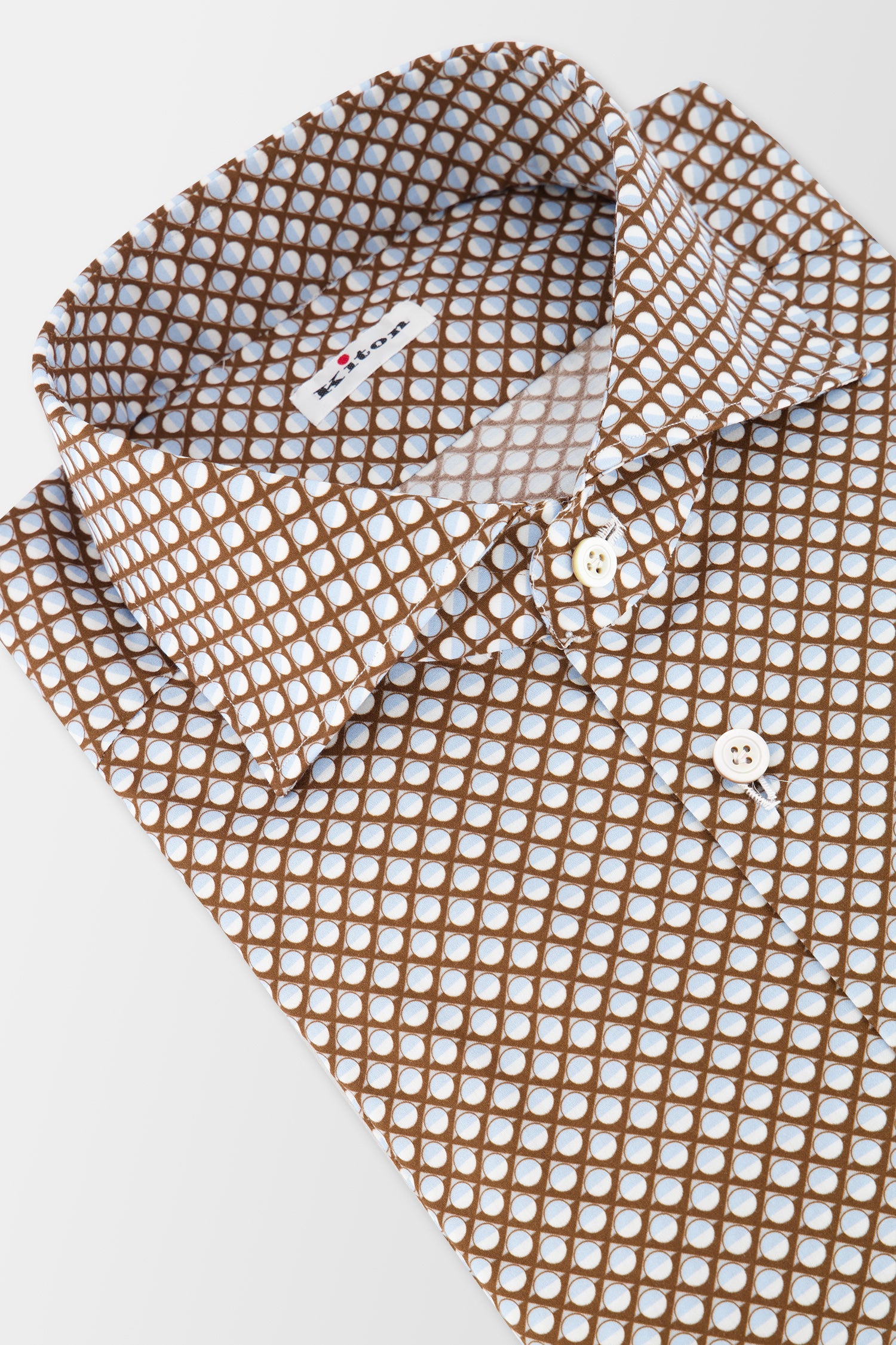 Kiton Brown Shirt