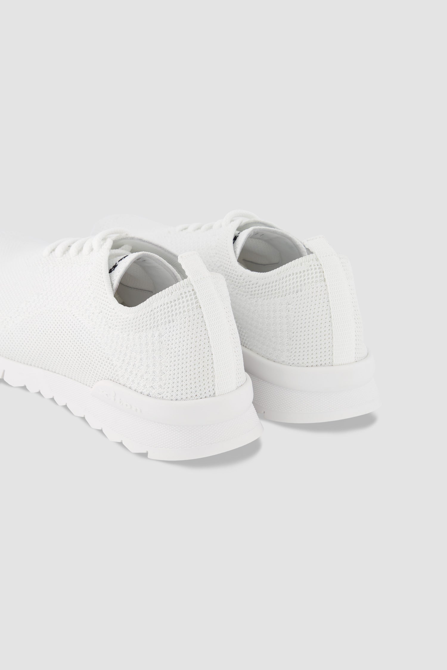 Kiton White Knit Sneakers