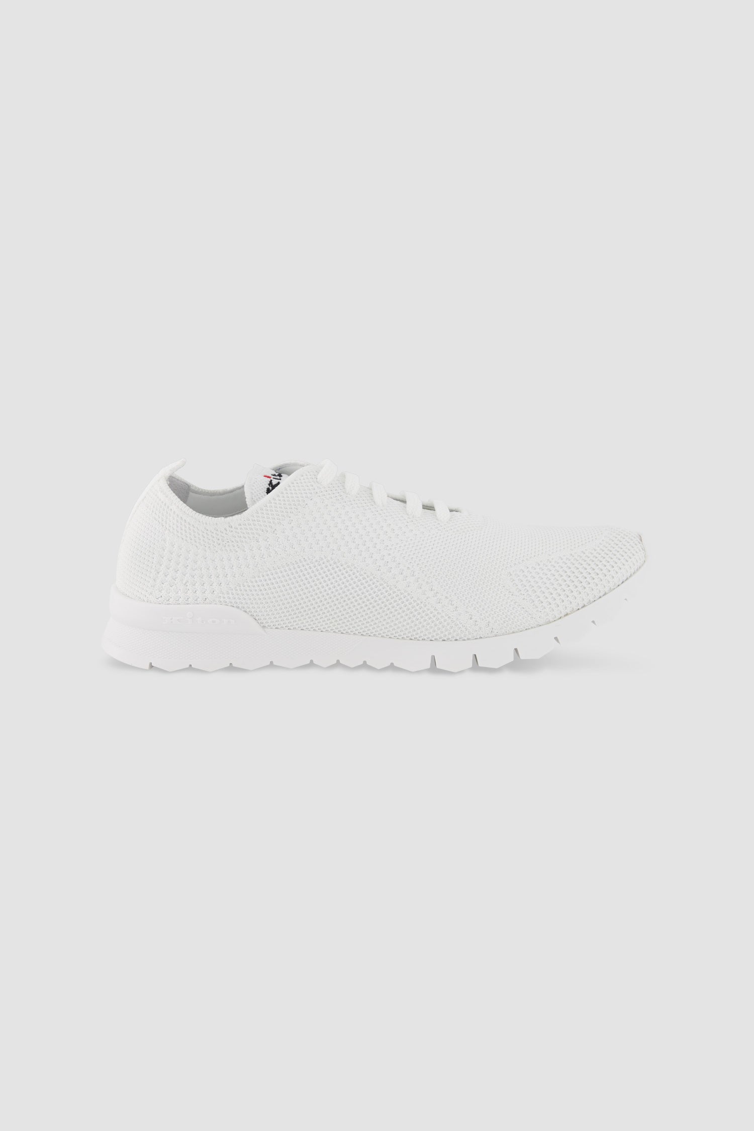 Kiton White Knit Sneakers