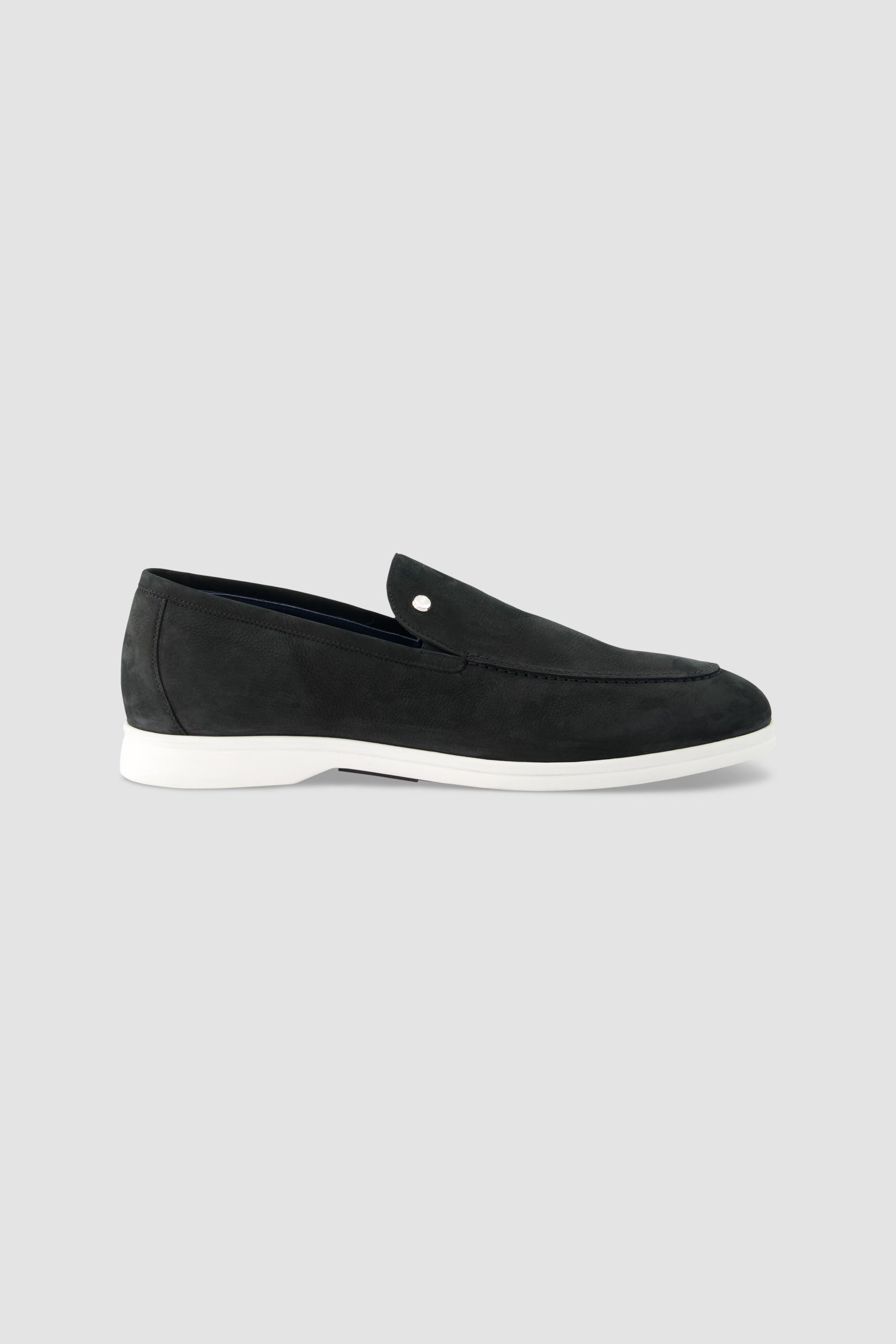Zilli Black Suede Calfskin Loafers