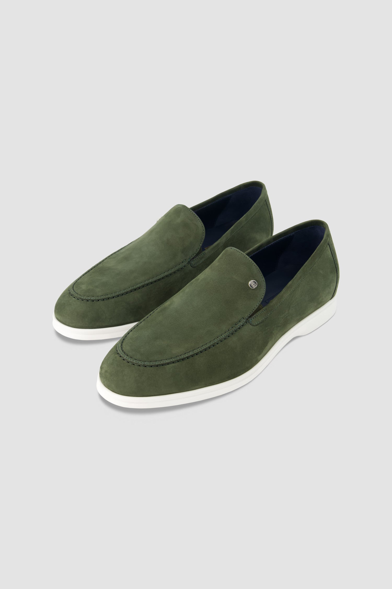 Zilli Green Suede Calfskin Loafers