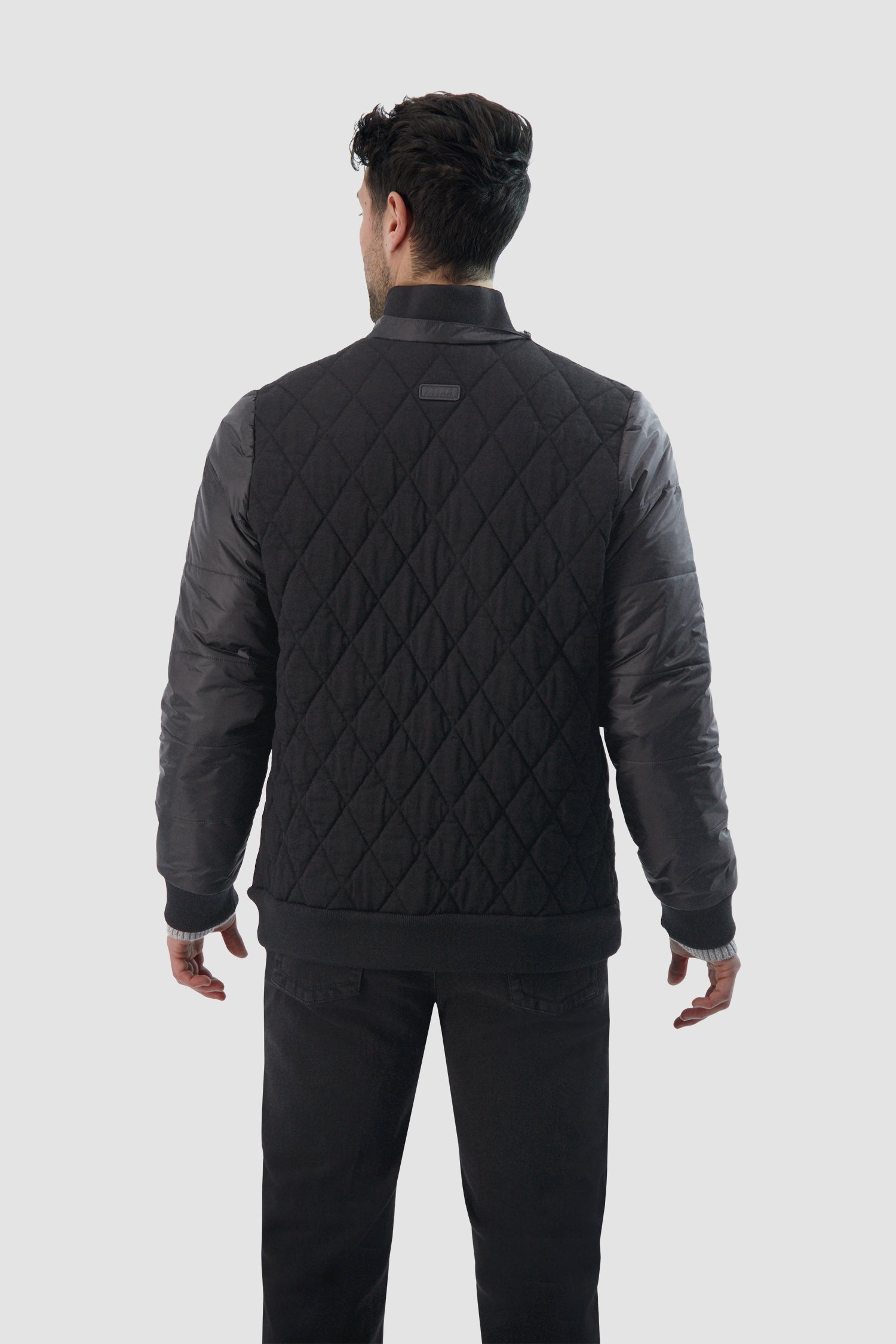 Zilli Black Mock Neck Jacket