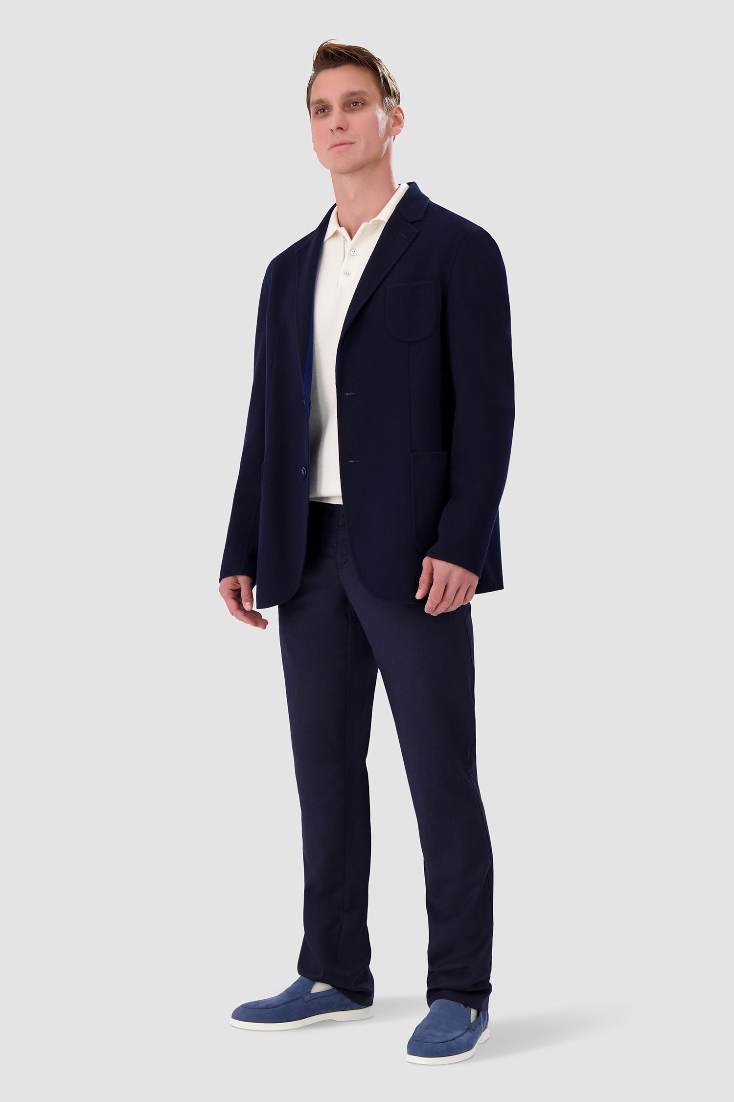 Zilli Navy Unlined Blazer
