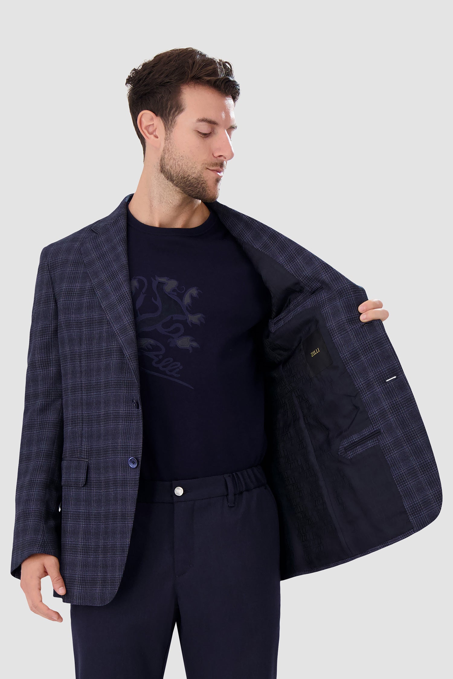 Zilli Blue Paris Whole Lined Blazer