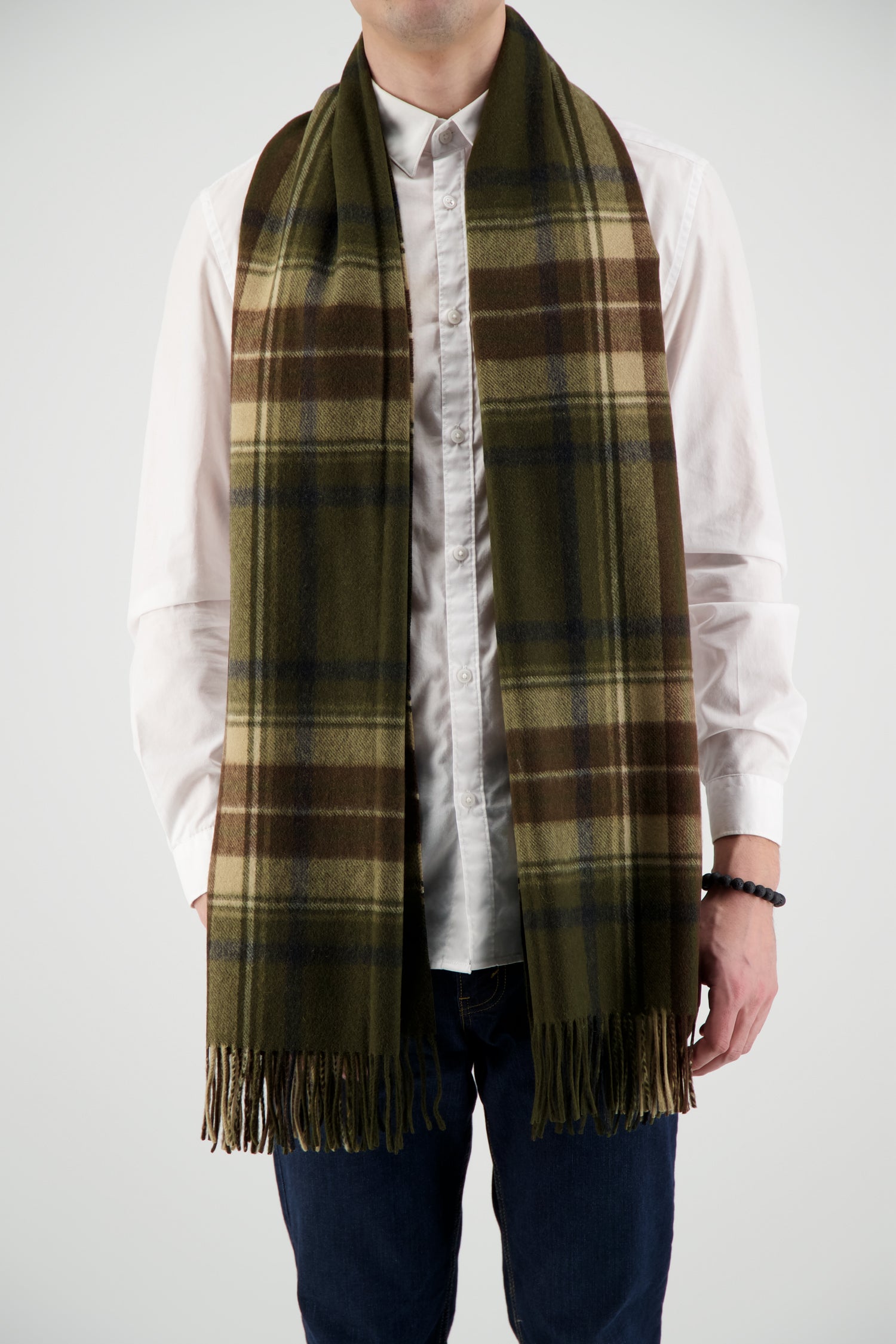 Joshua Ellis Brown Pattern Scarf