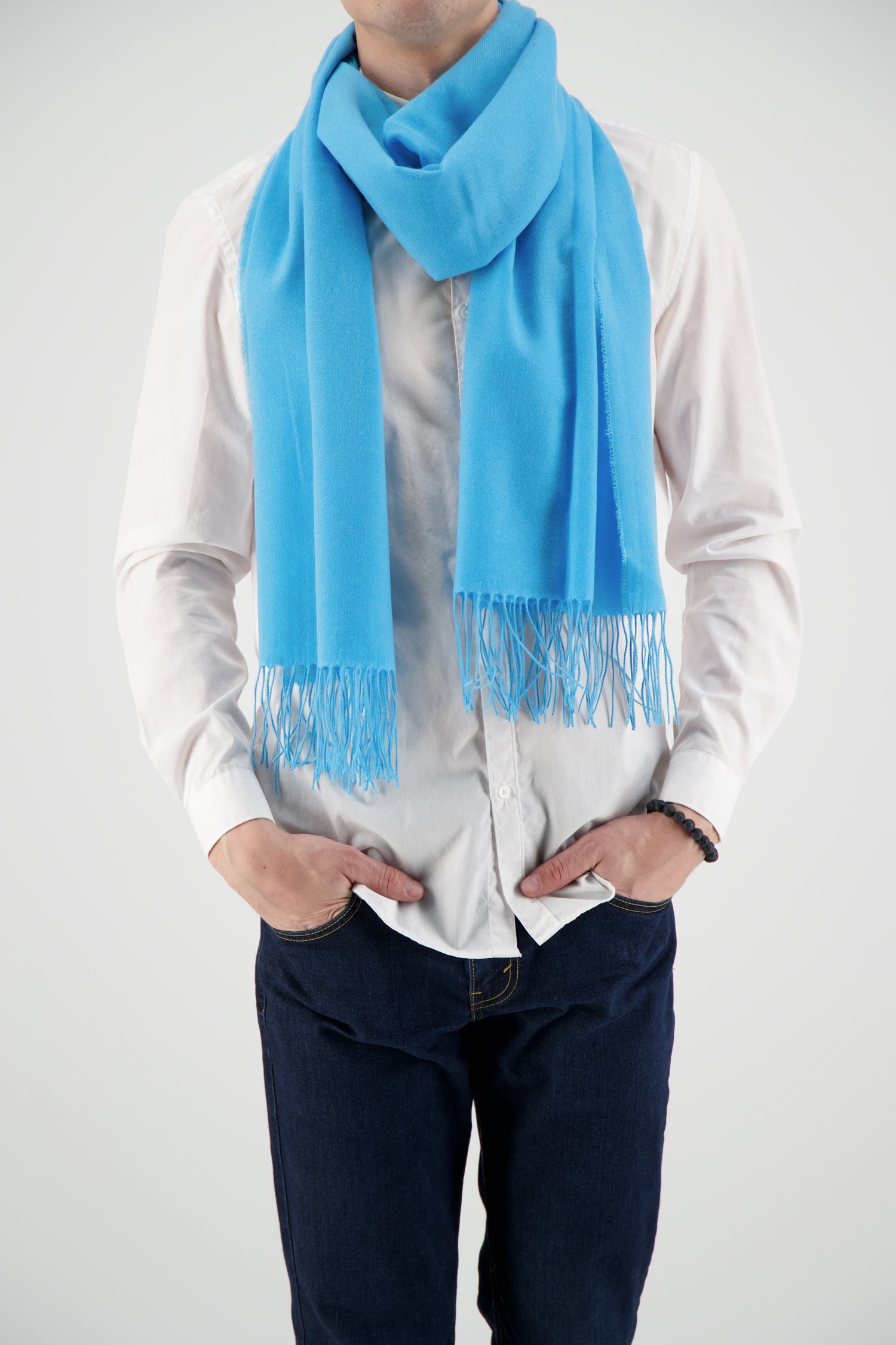 Joshua Ellis Blue Scarf