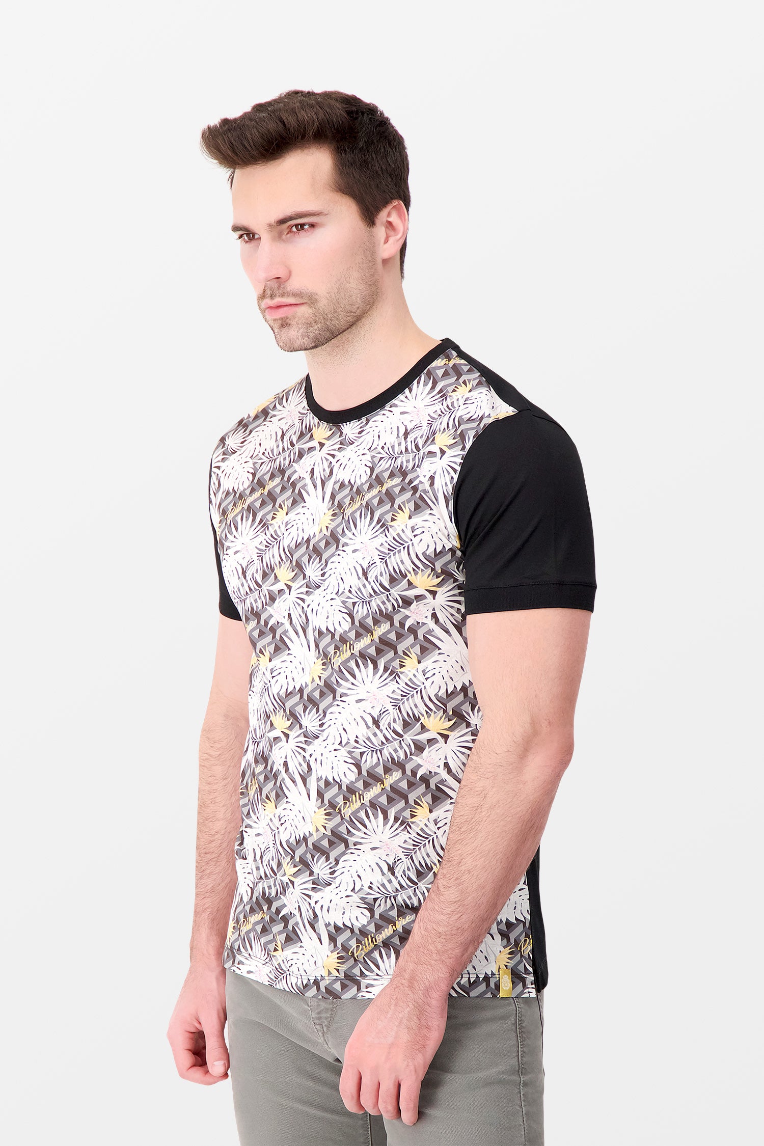 Billionaire SS Palms Round Neck T-Shirt