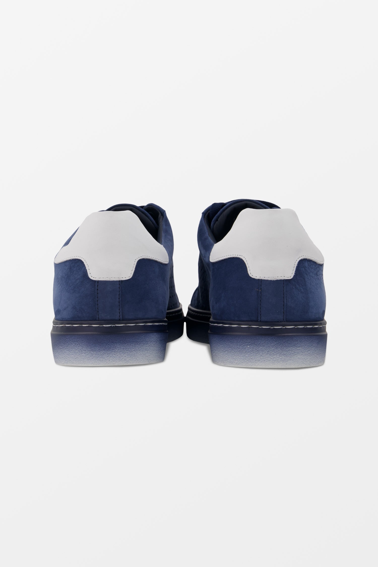 Zilli Blue Soft Nubuck Sneakers