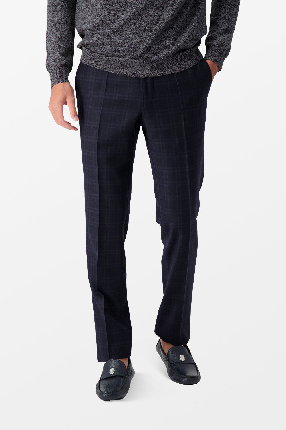 Incotex Navy Classic Trousers