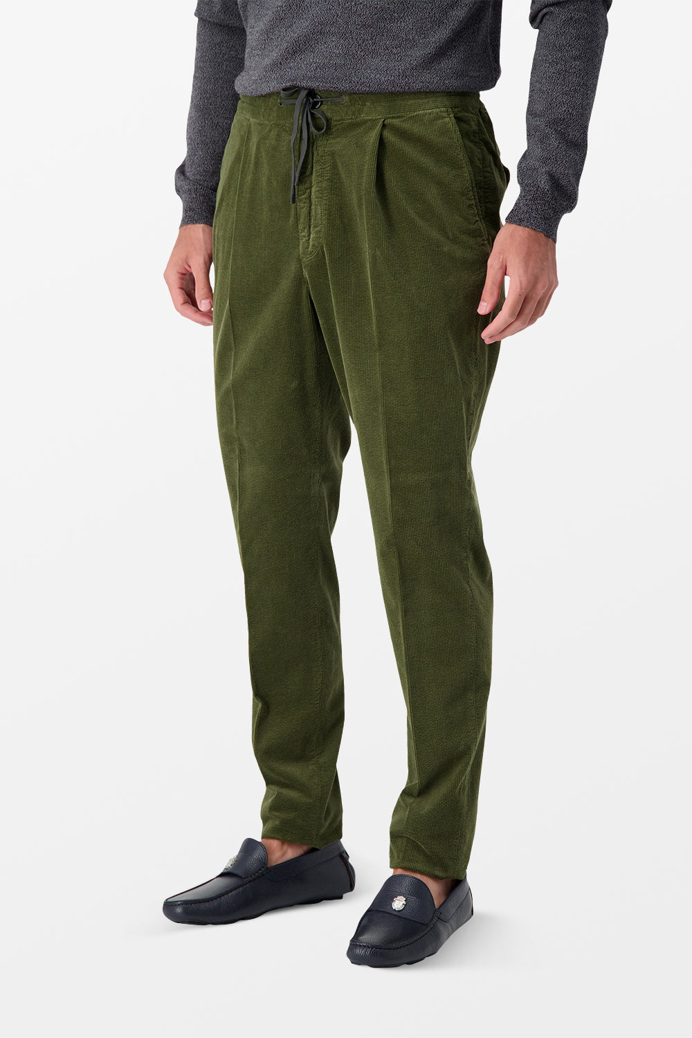 Incotex Olive Casual Trousers