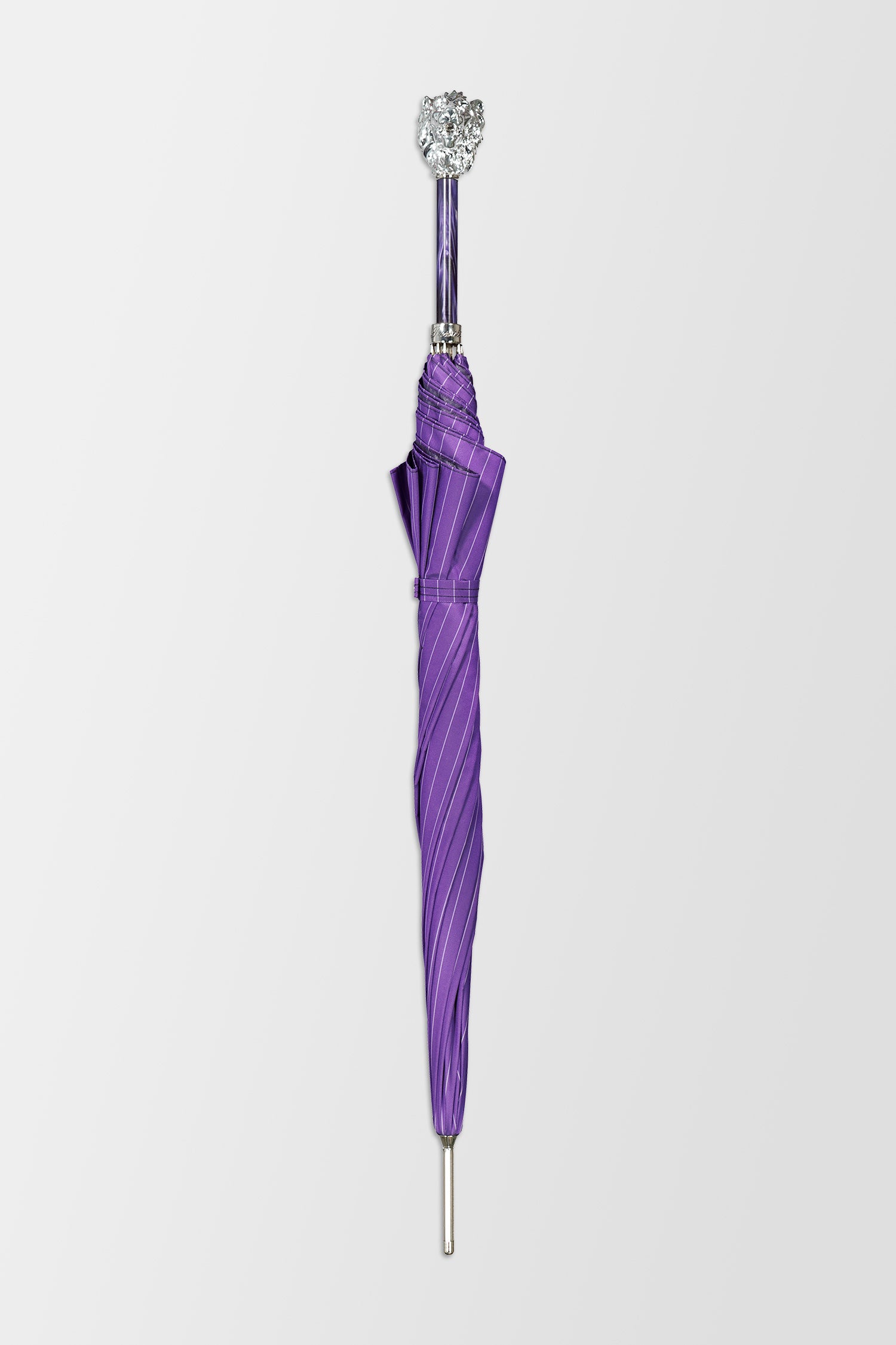 Pasotti Purple Lion Handle Umbrella