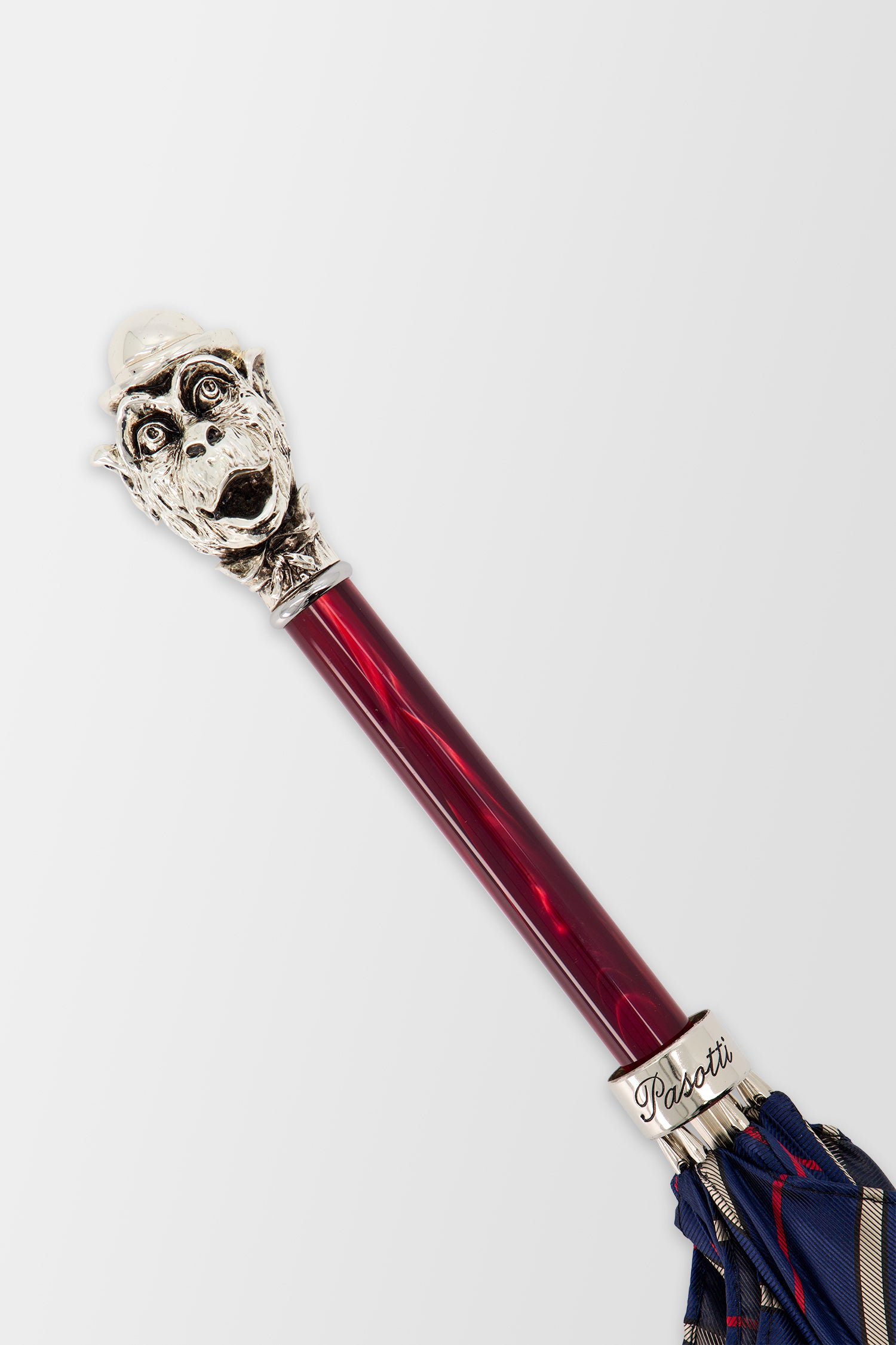 Pasotti Monkey Umbrella Blue