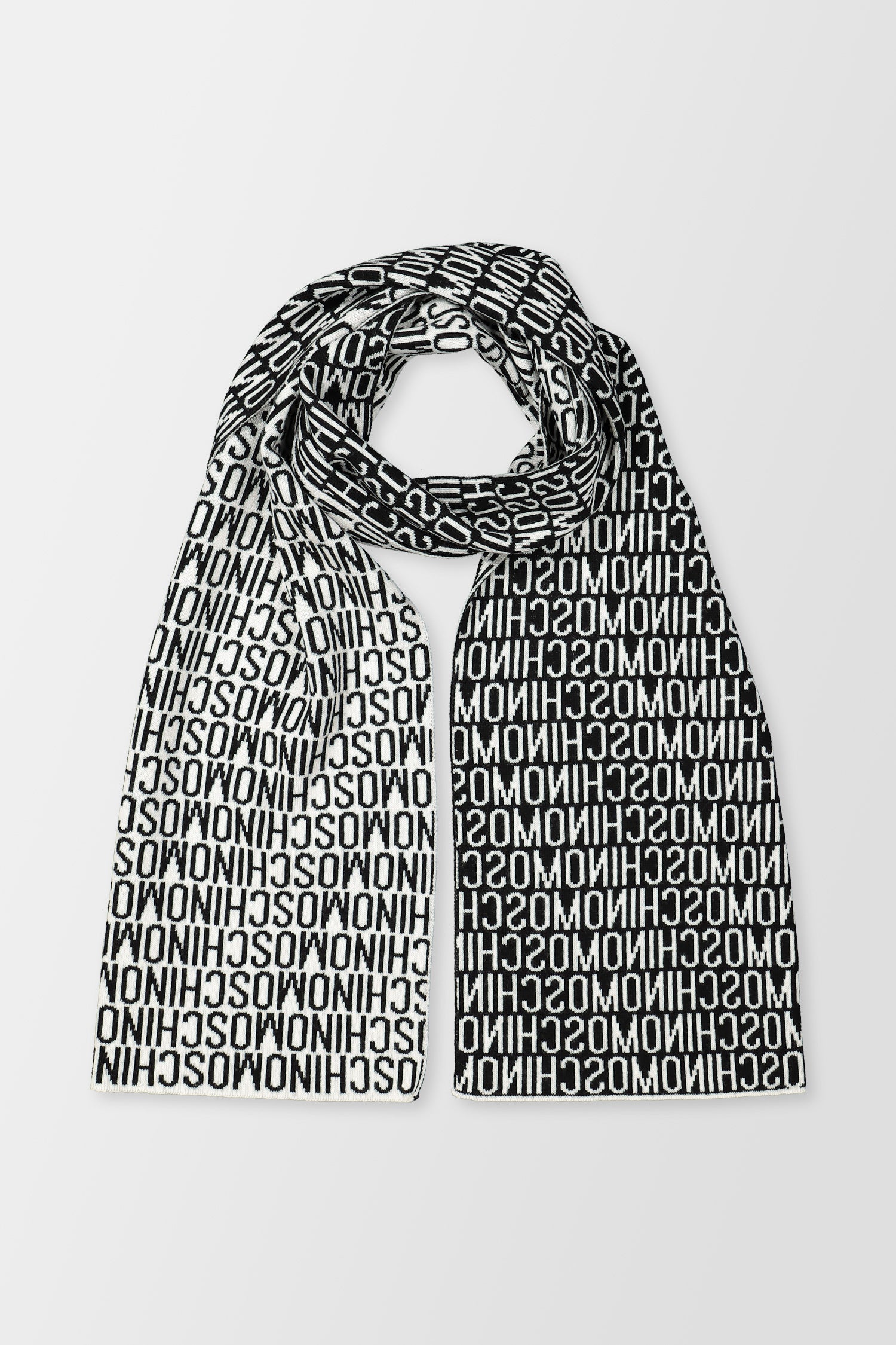 Moschino Black/White Scarf