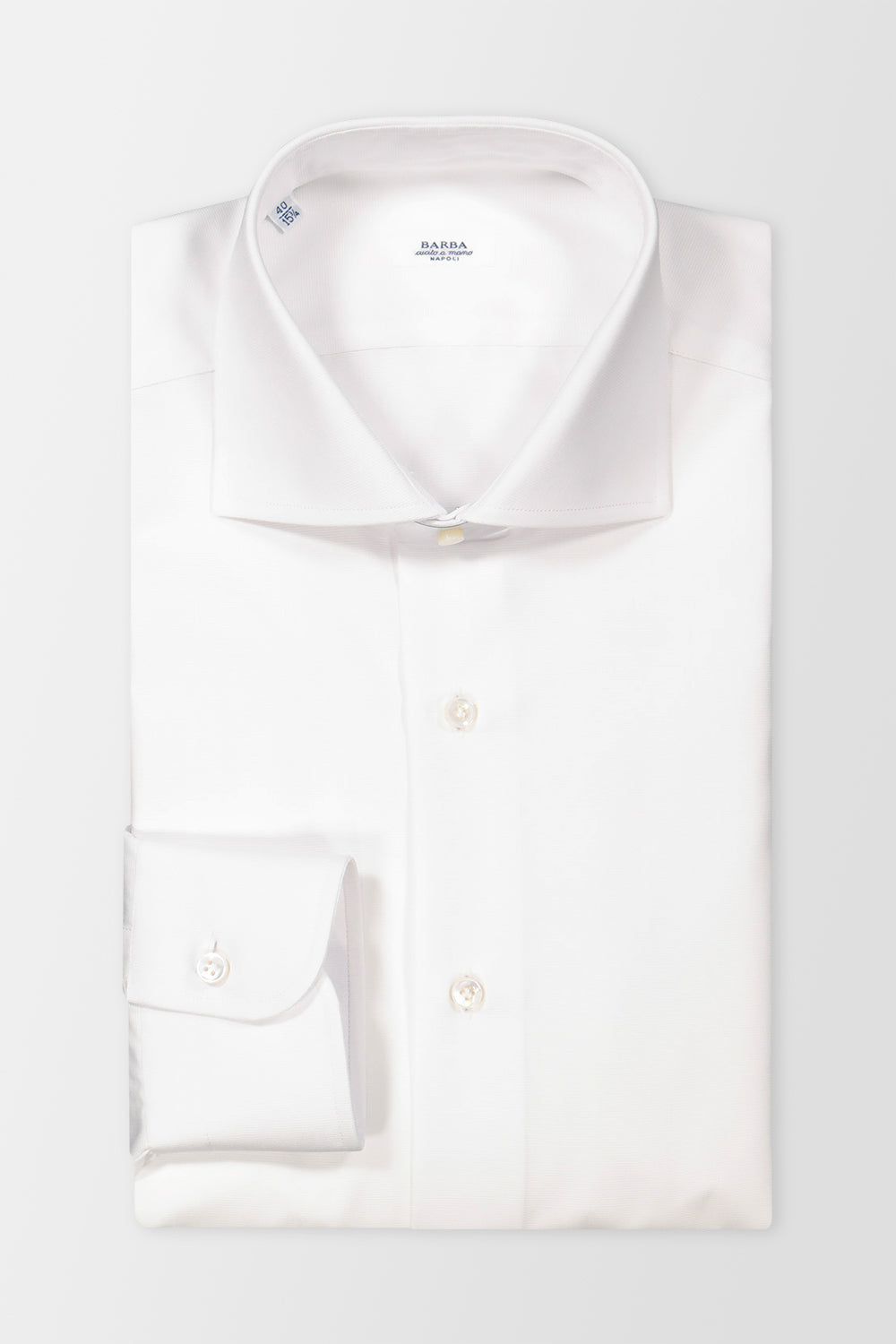 Barba Napoli White Classic Shirt