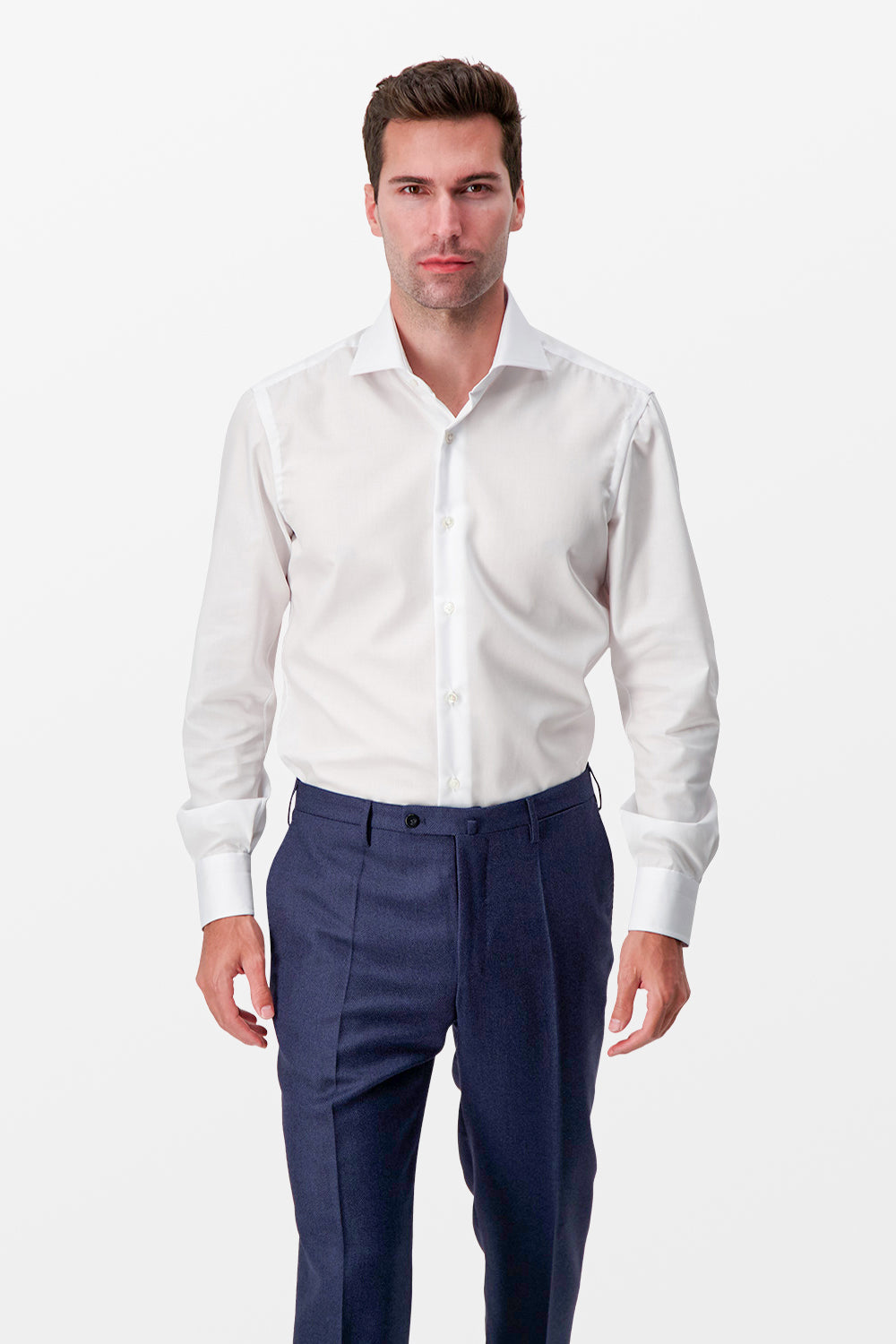 Barba Napoli White Classic Shirt