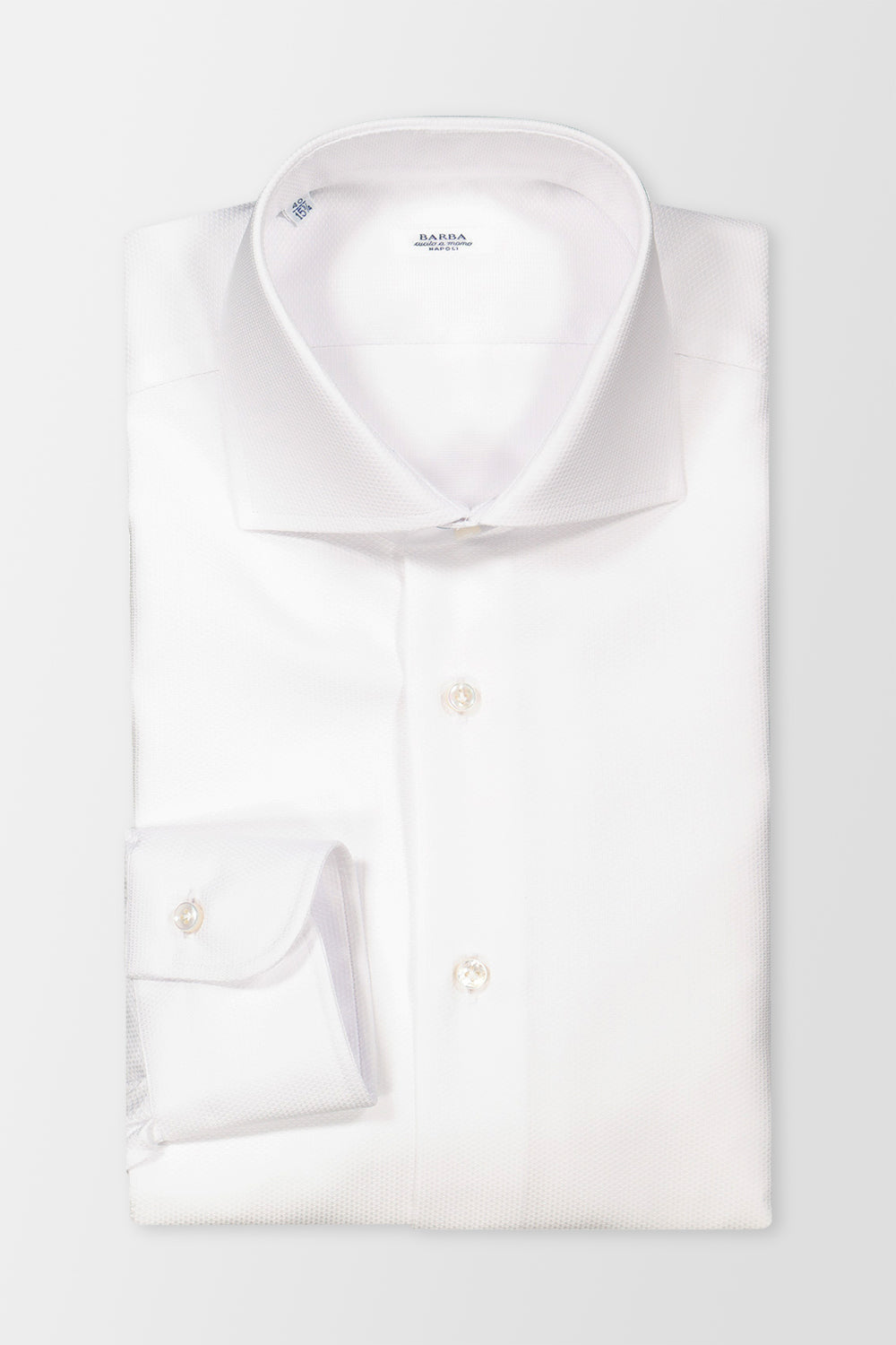 Barba Napoli White Classic Shirt