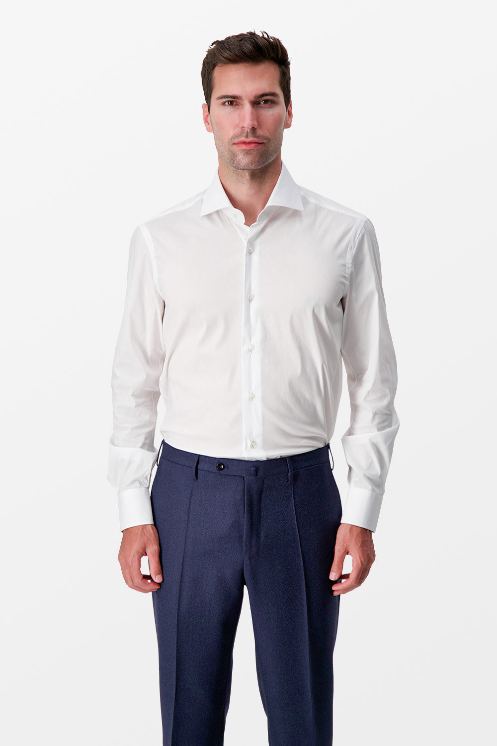 Barba Napoli White Classic Shirt