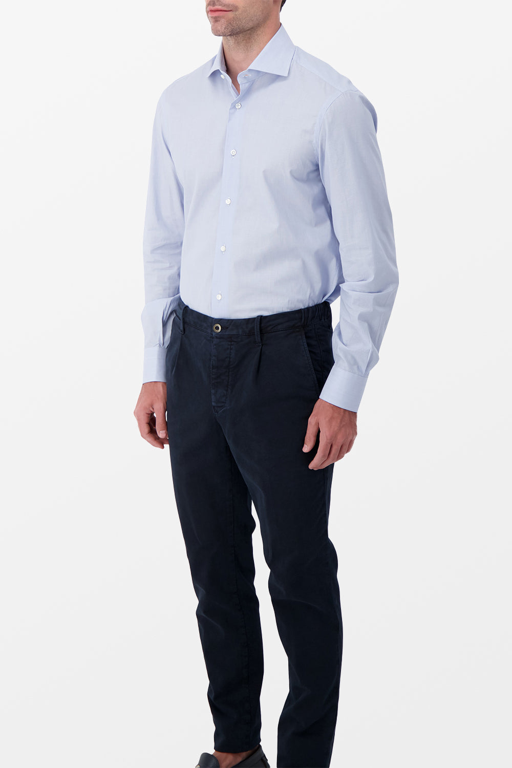 Barba Napoli Blue Classic Shirt