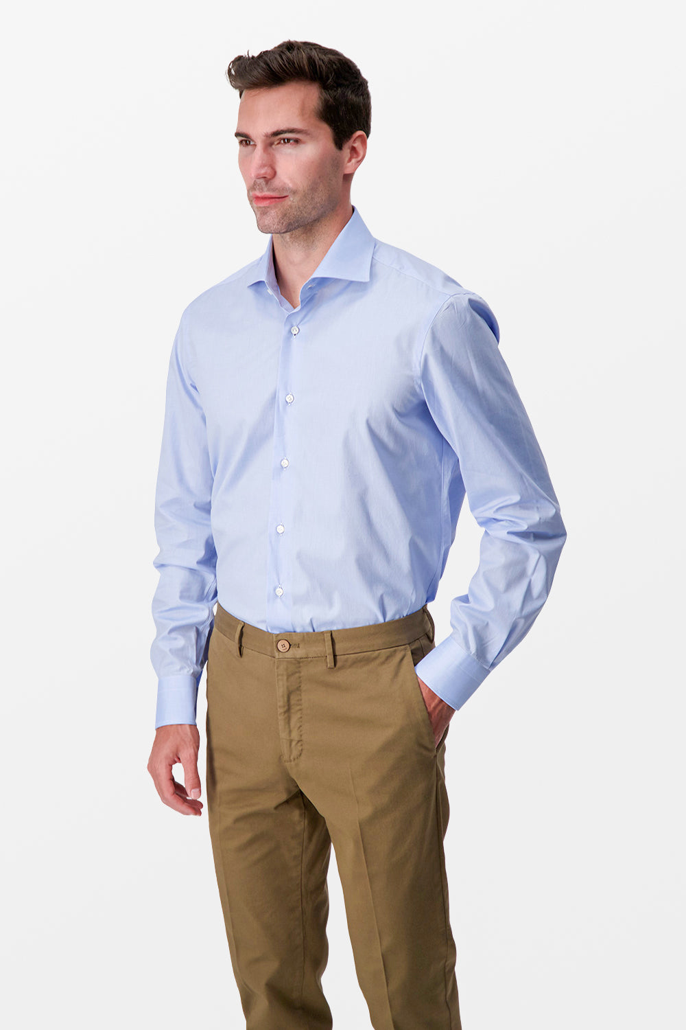 Barba Napoli Blue Classic Shirt