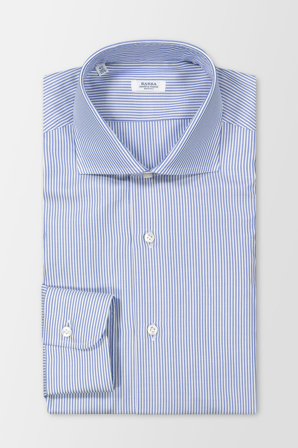 Barba Napoli Blue Classic Shirt