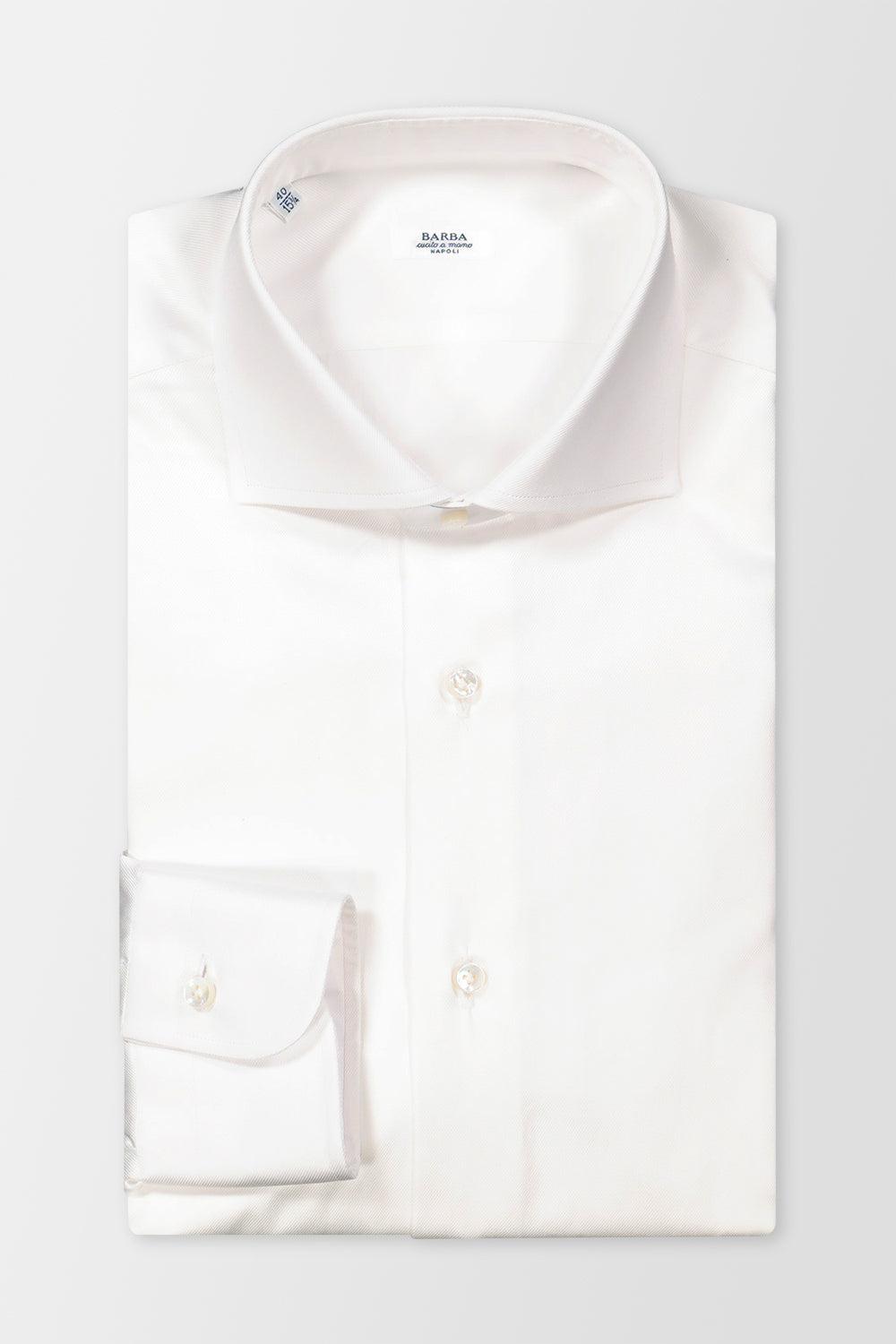 Barba Napoli White Classic Shirt