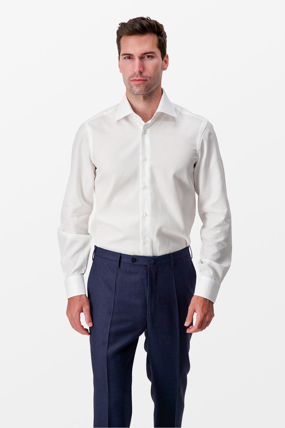 Barba Napoli White Journey Classic Shirt