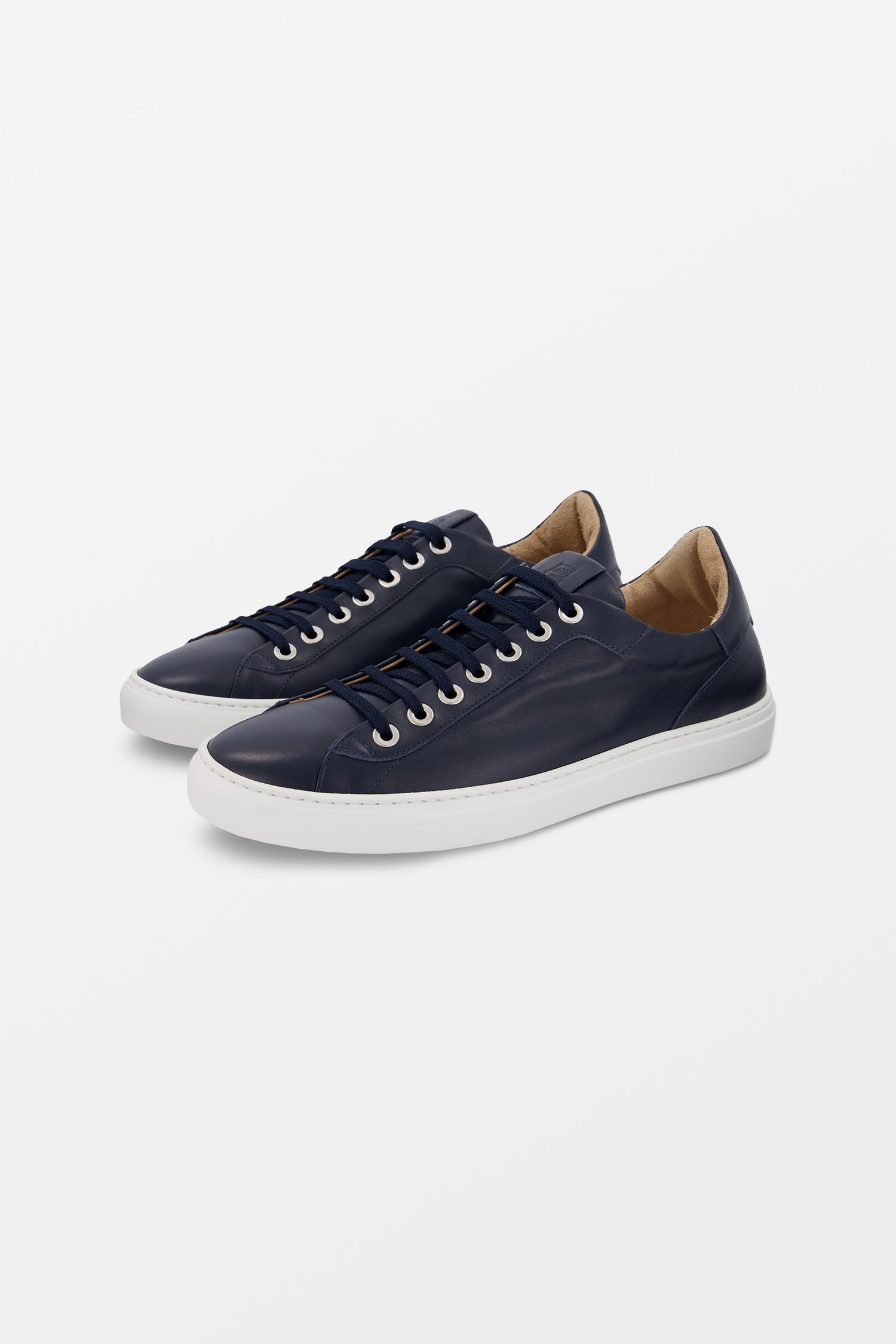 Fiorangelo Navy Leather Sneakers