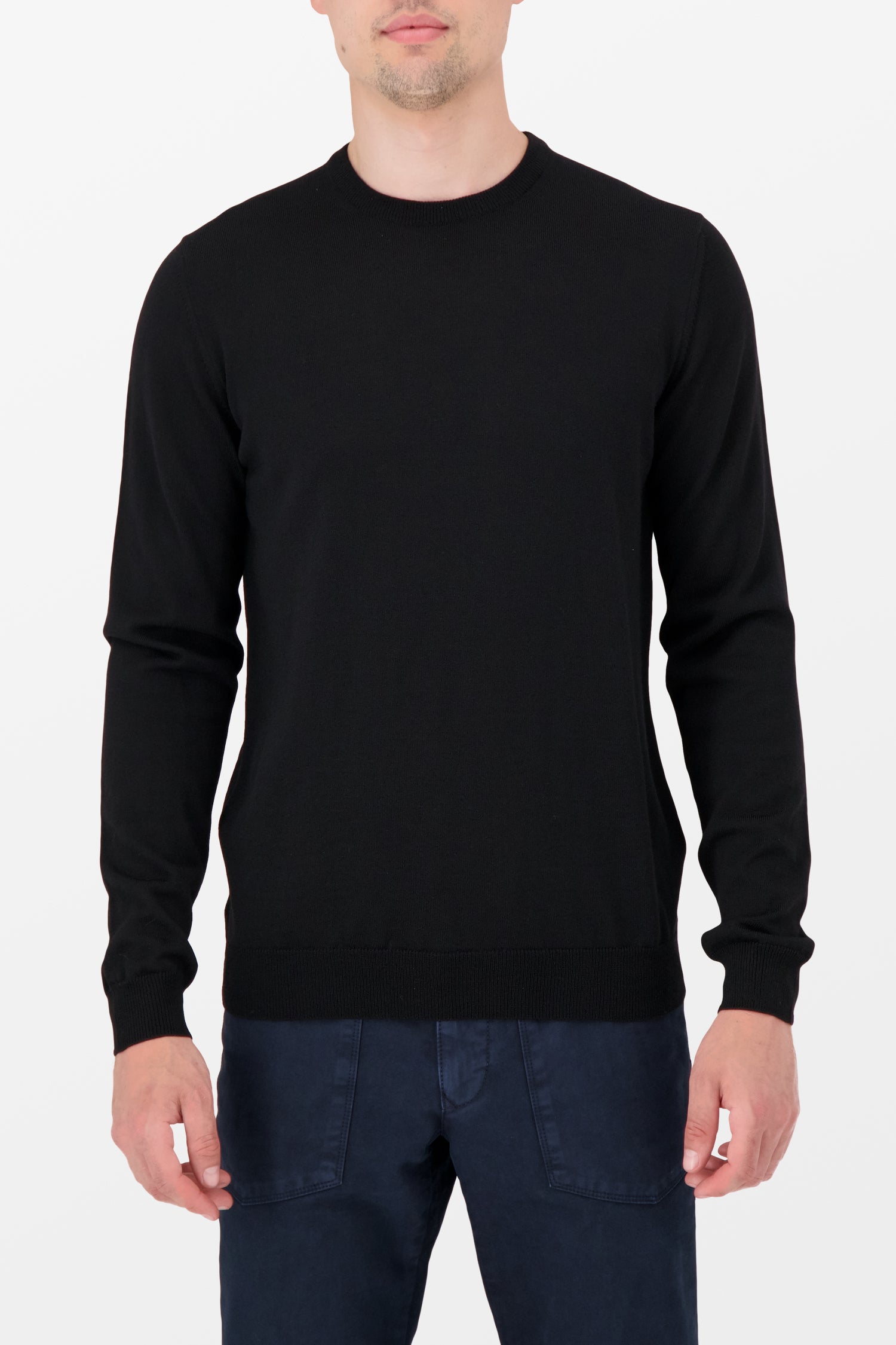 Zanone Black Sweater