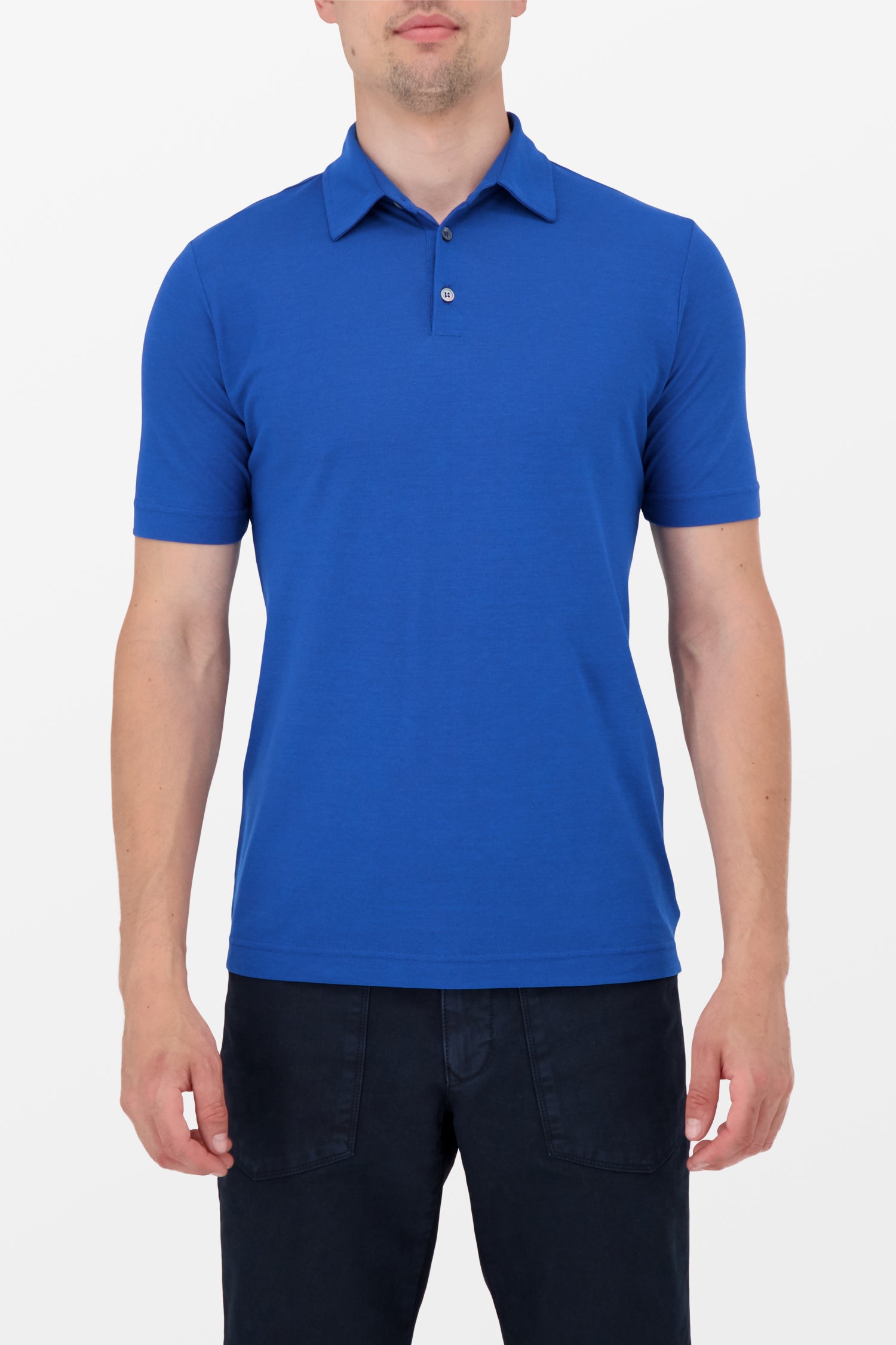 Zanone Blue Polo