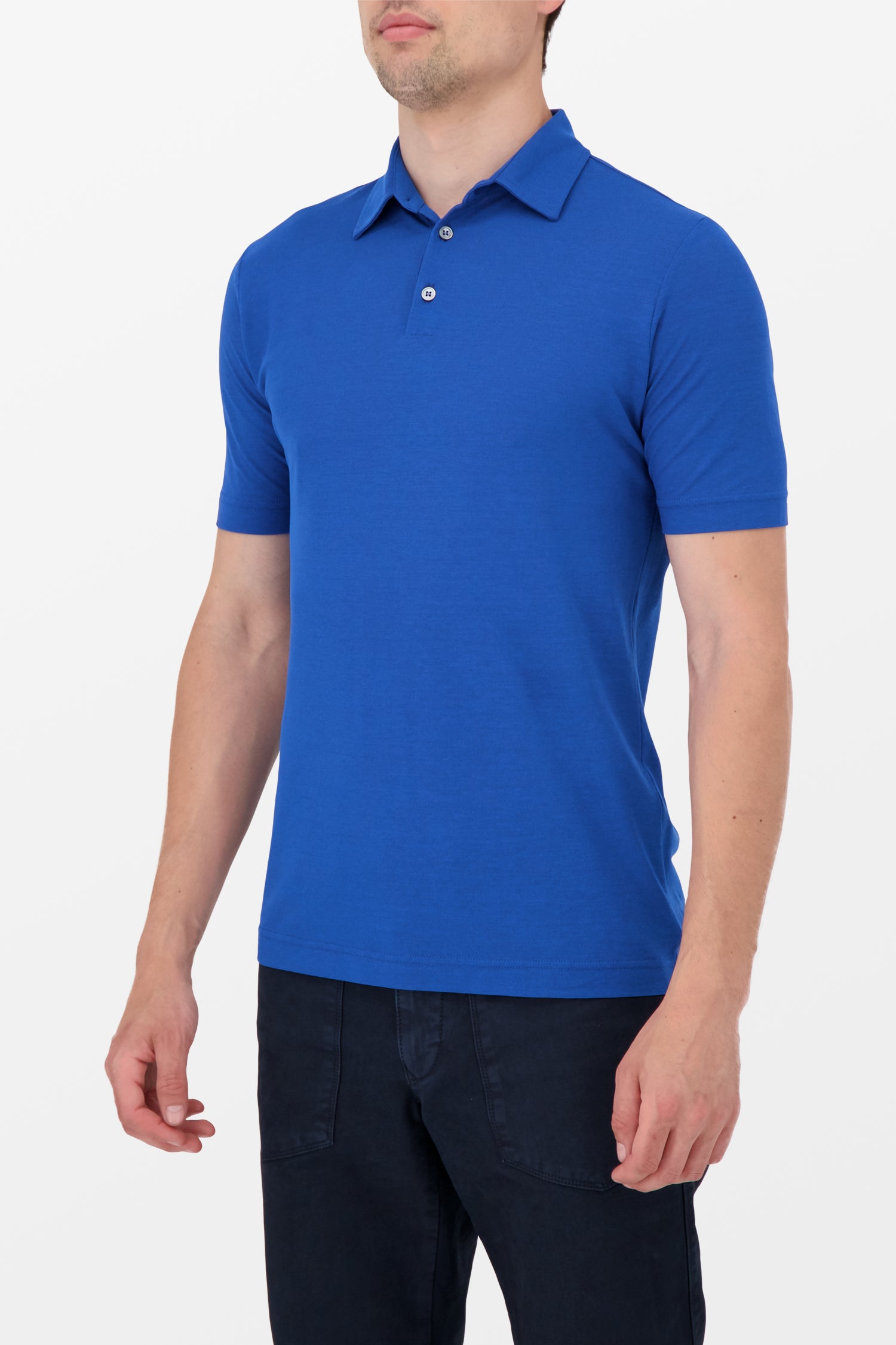 Zanone Blue Polo
