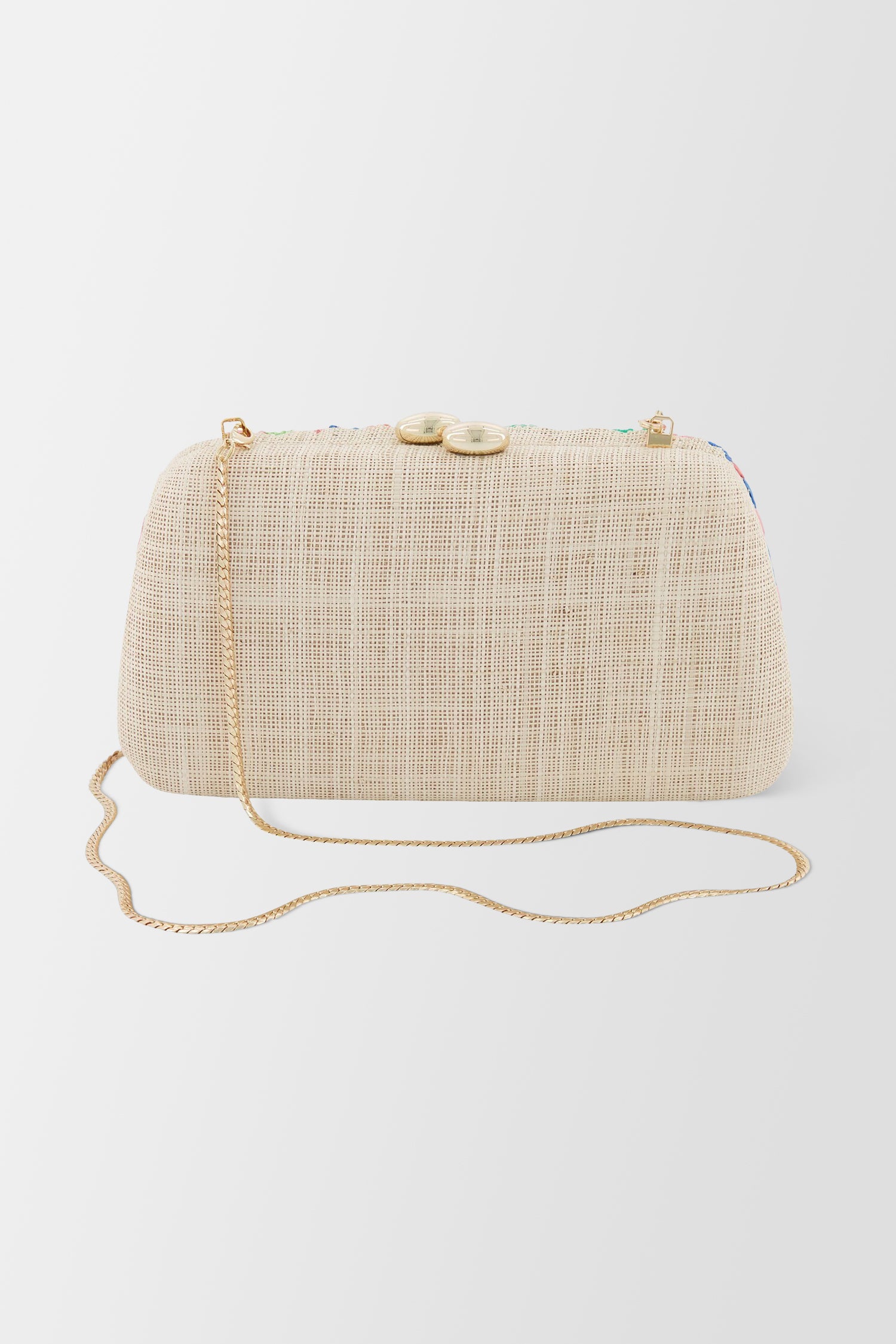Serpui Natural/Multicolor Tina Polkadots Bag