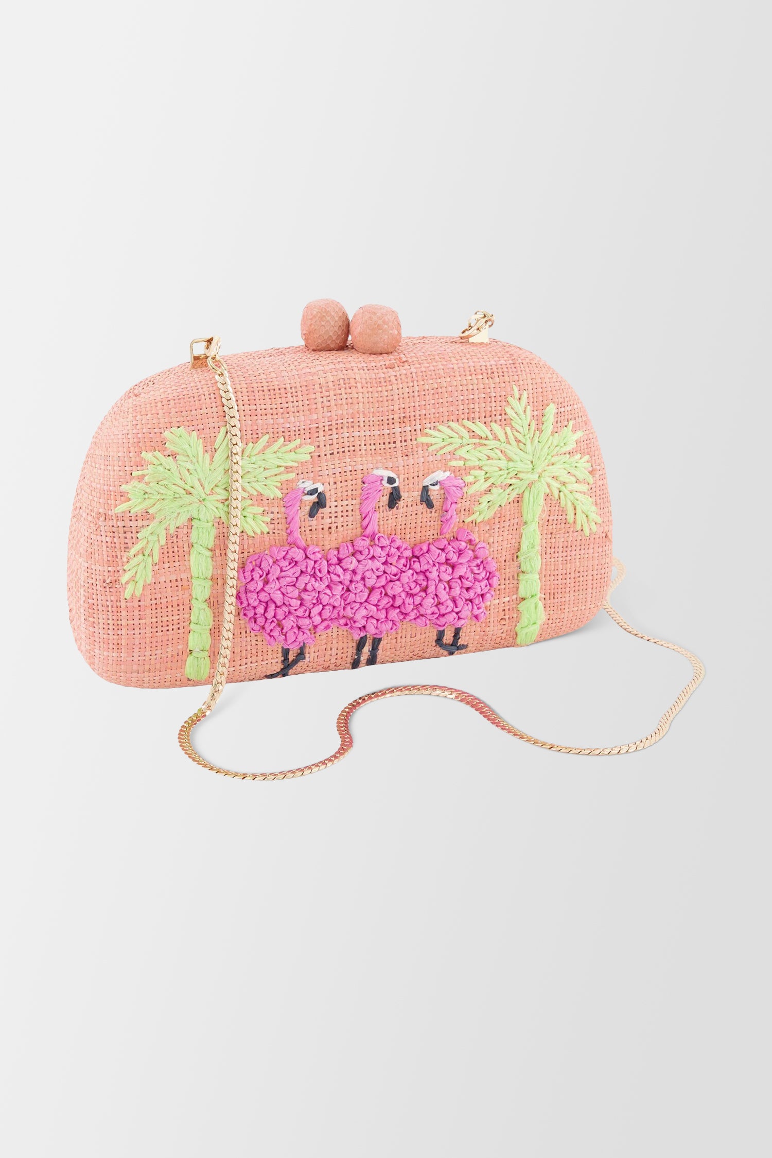 Serpui Peach Mia Flamingo Bag