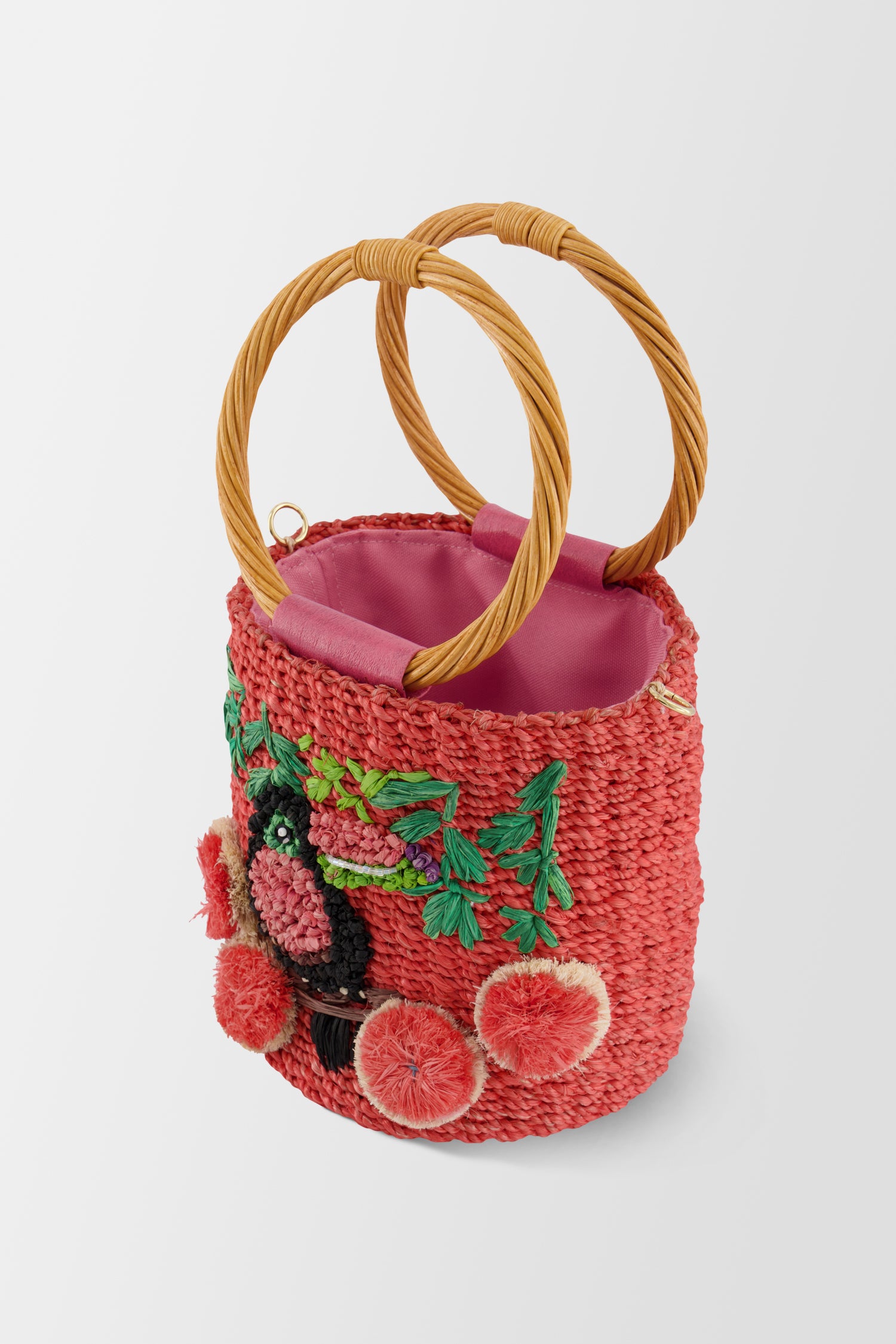 Serpui Coral Lauren Toucan Mini Tote