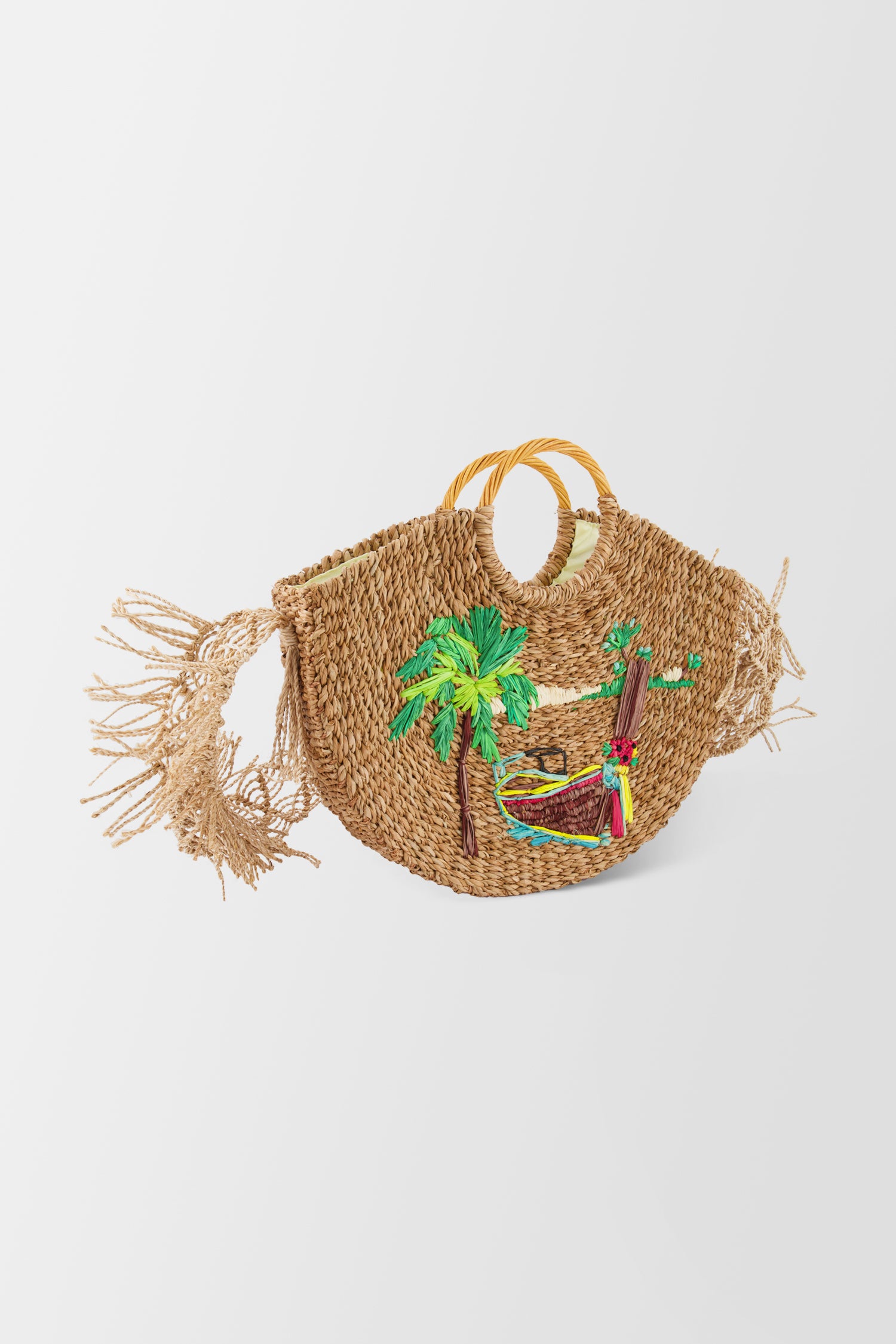 Serpui Natural Cindy Summer Boat Handbag