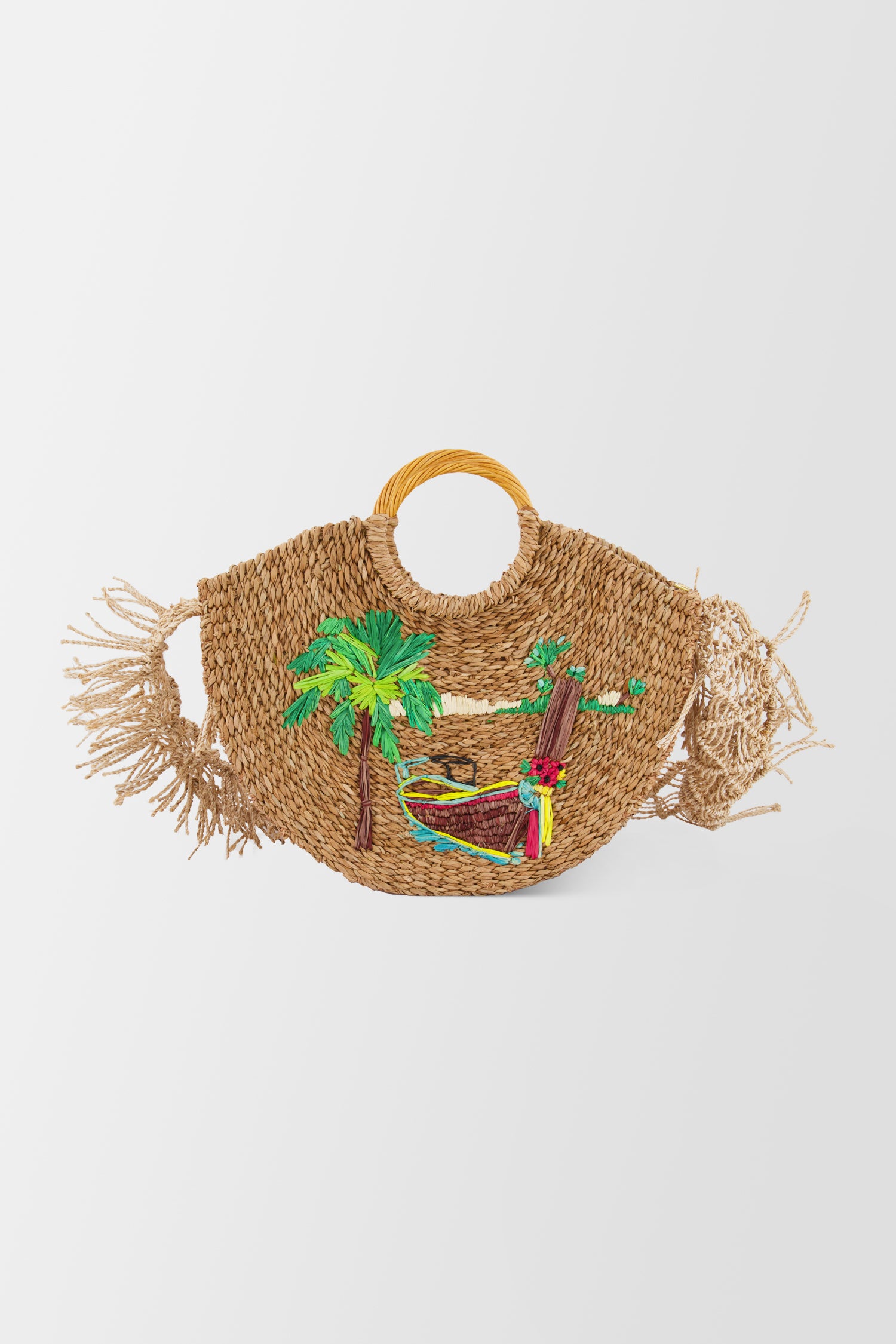 Serpui Natural Cindy Summer Boat Handbag