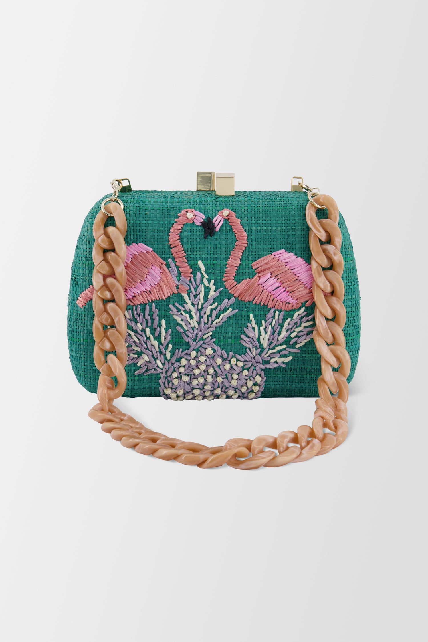 Serpui Green Lolita Flamingo Bag