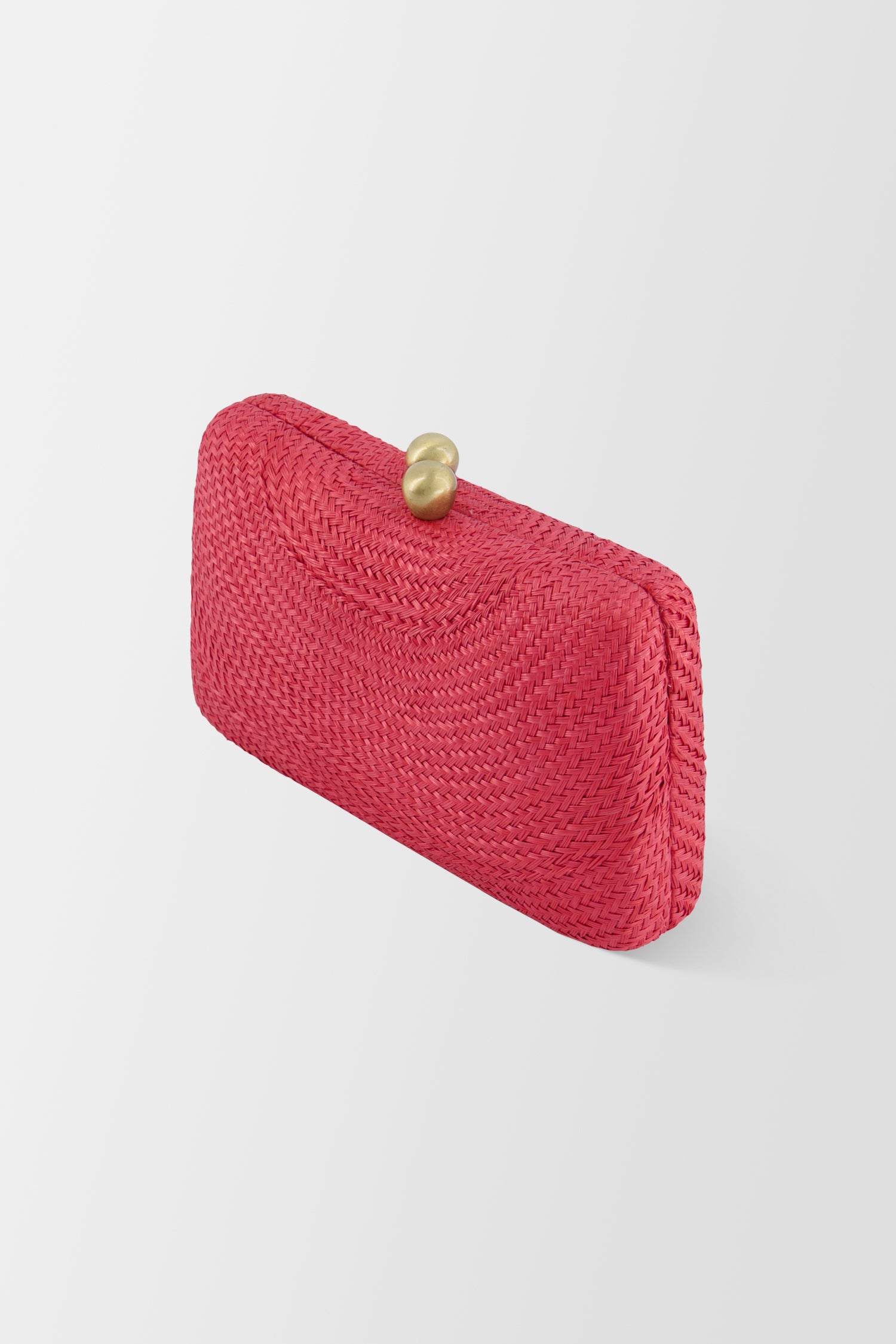 Serpui Red Charlotte Bun Clutch