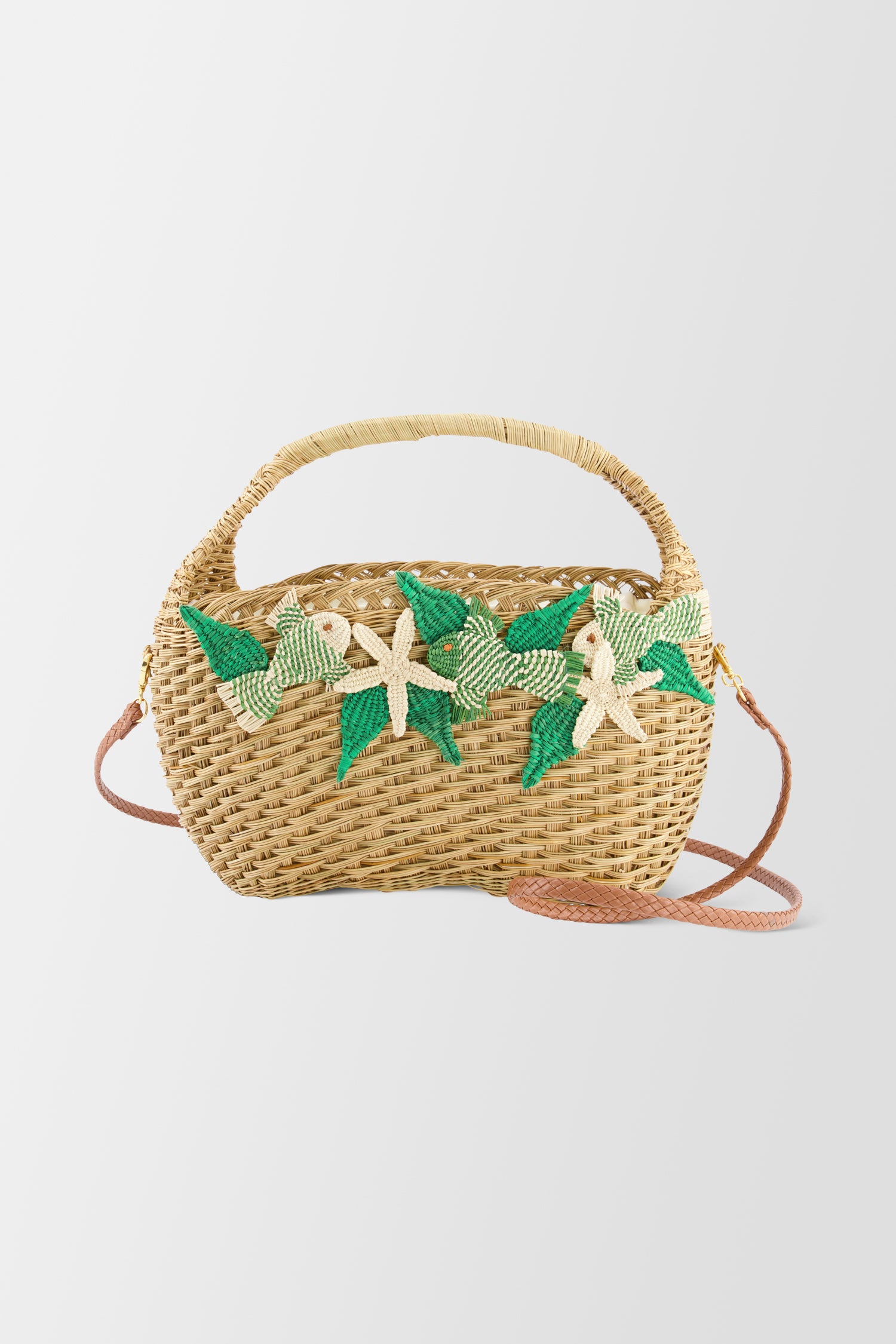 Serpui Natural Sher Fish Handbag