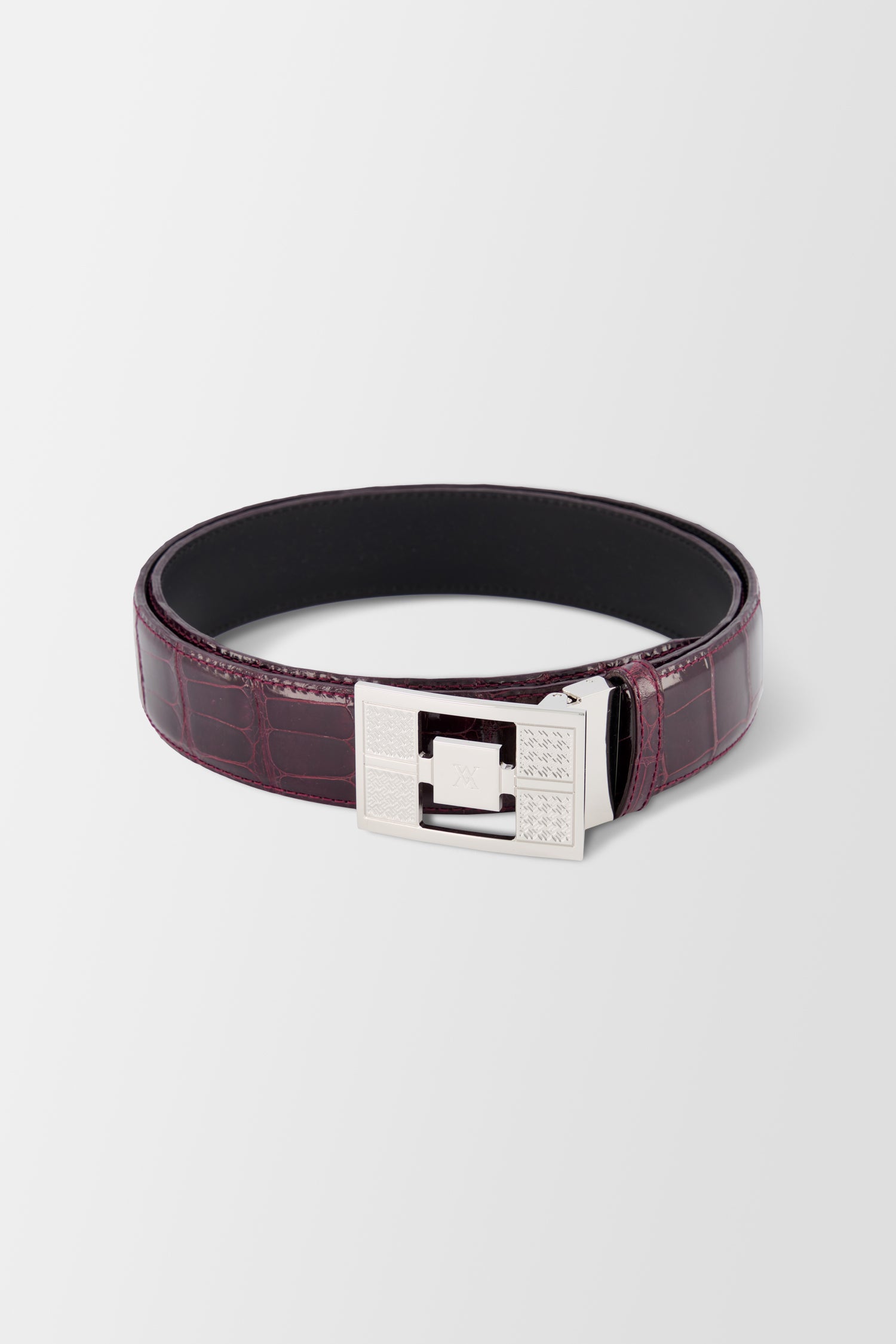 Artioli Bordeaux Alligator Belt