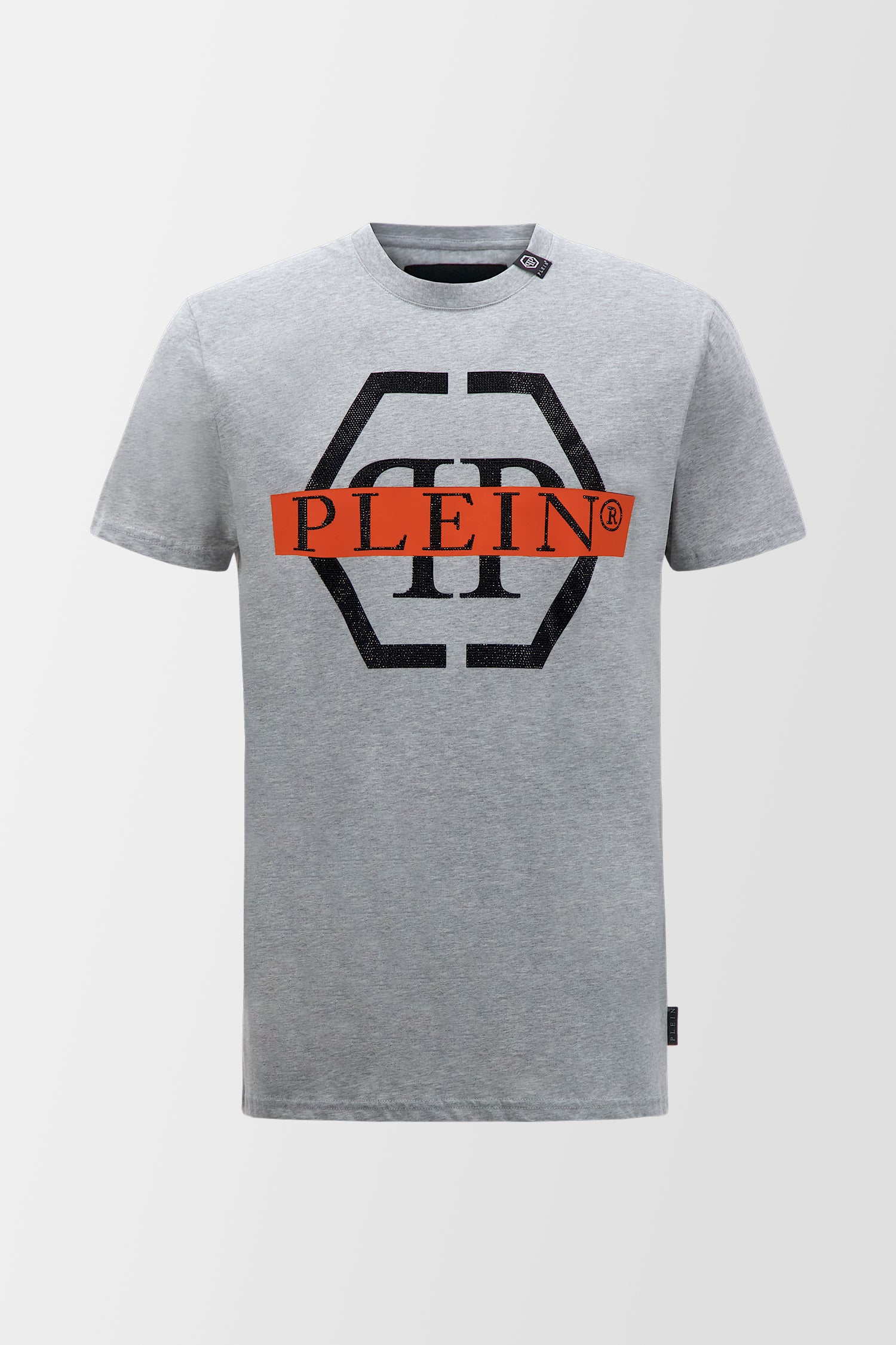 Philipp Plein Grey SS Hexagon T-Shirt