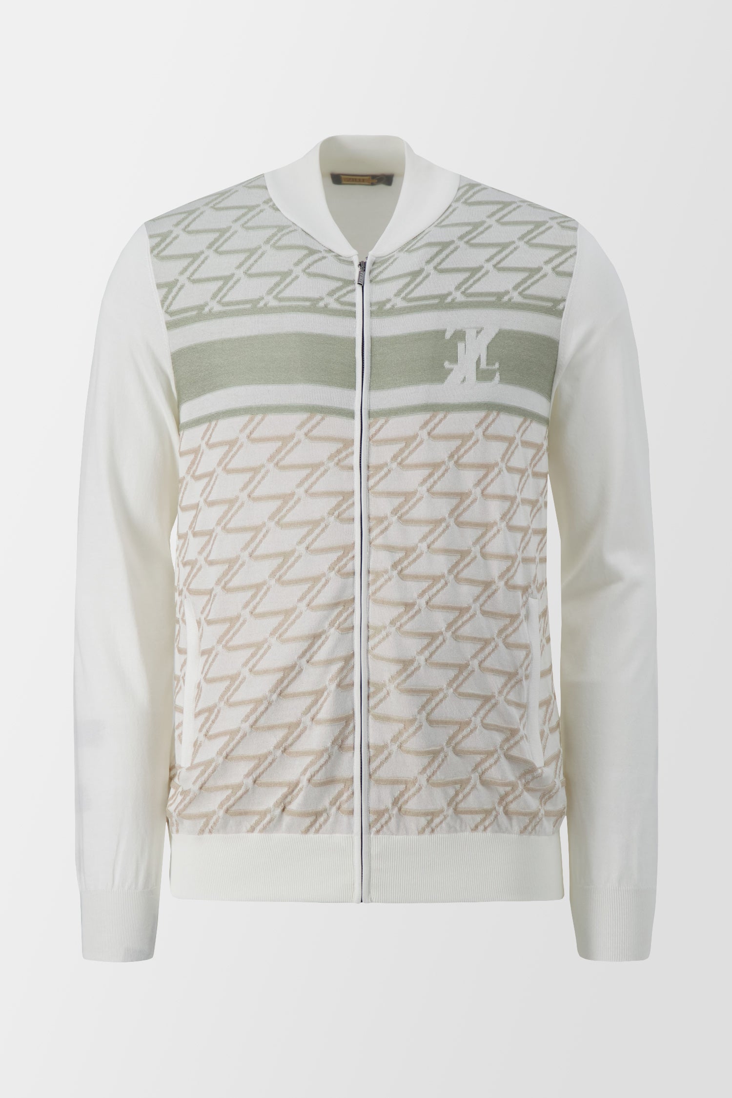 Zilli White Zip Sweater