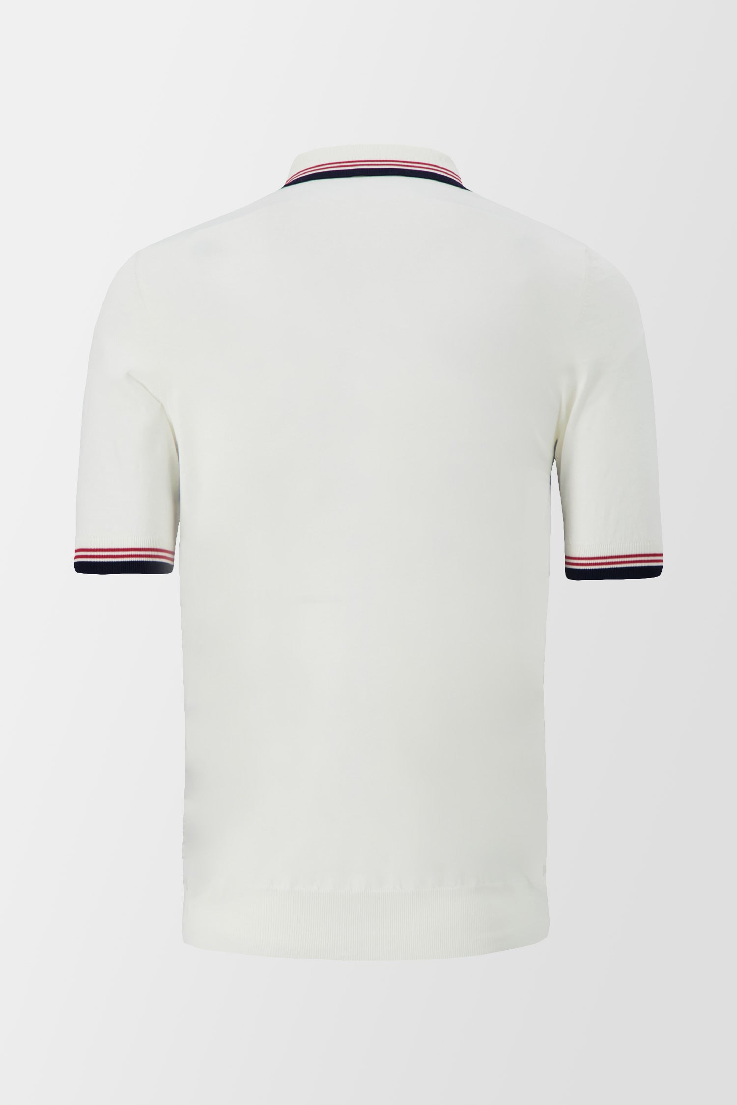 Zilli White Zip Polo