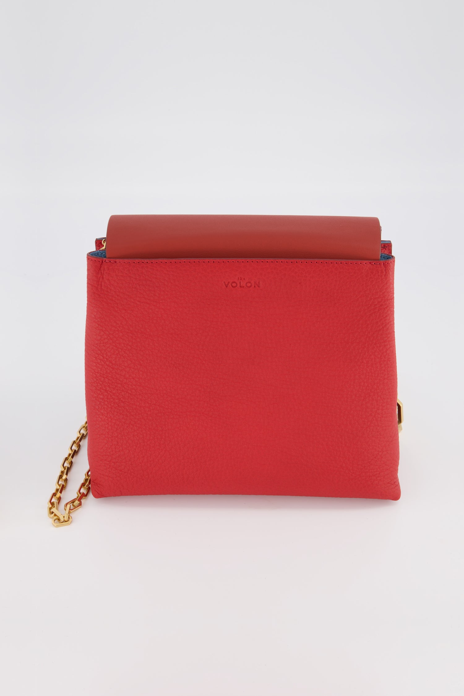 The Volon Brown/Red PO Day Bag