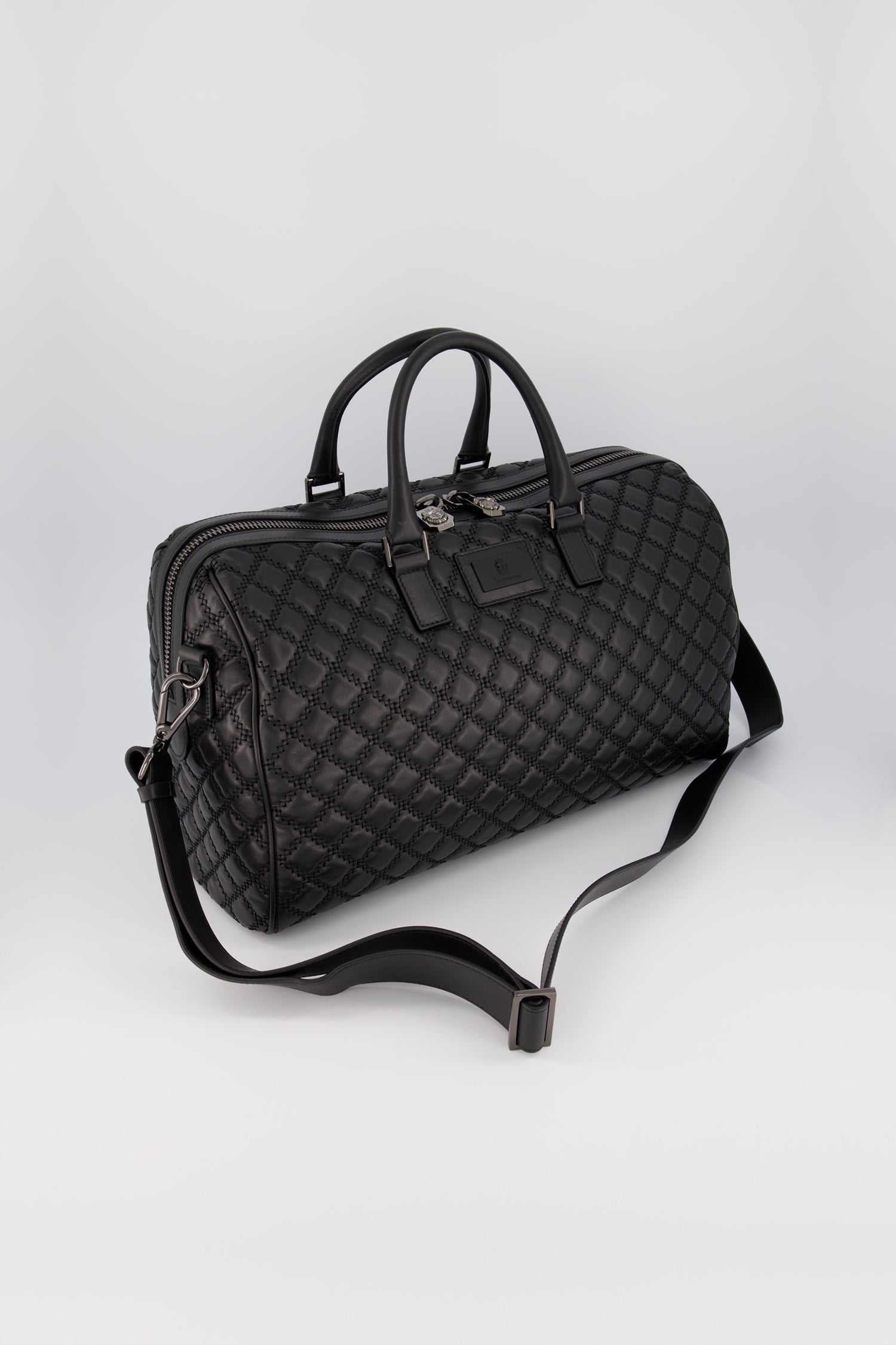 Billionaire Black/Nickel Medium Travel Bag