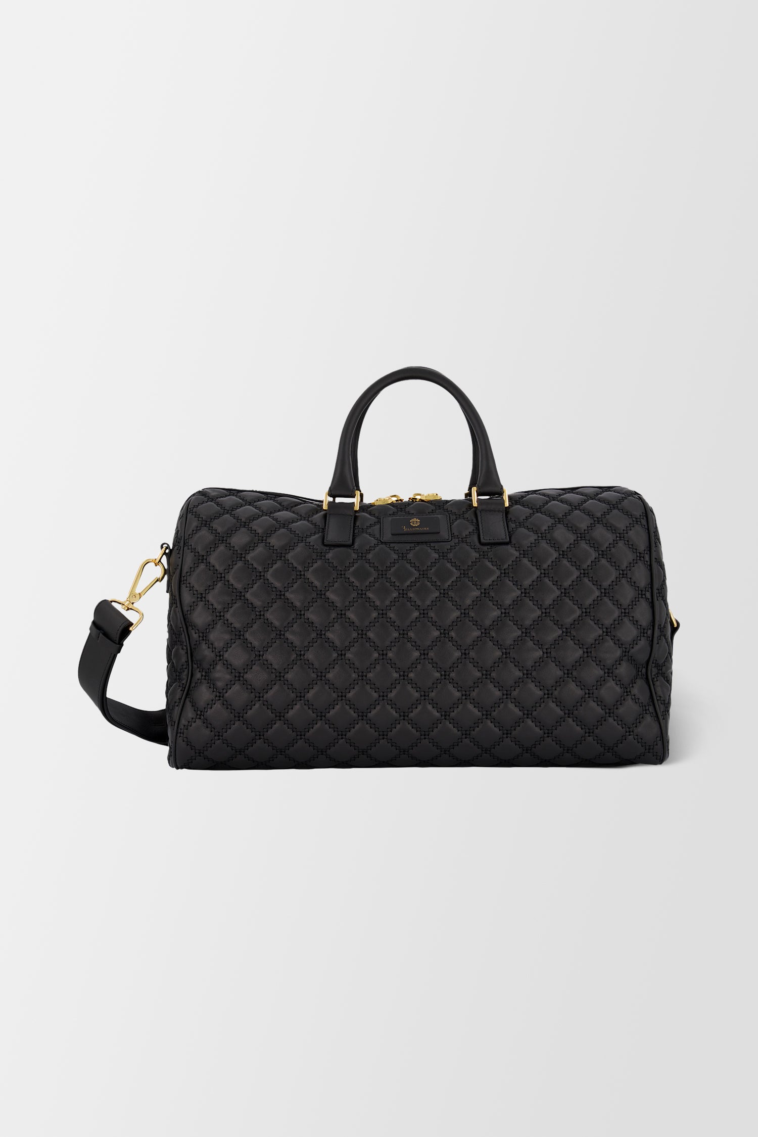 Billionaire Black/Gold Medium Travel Bag